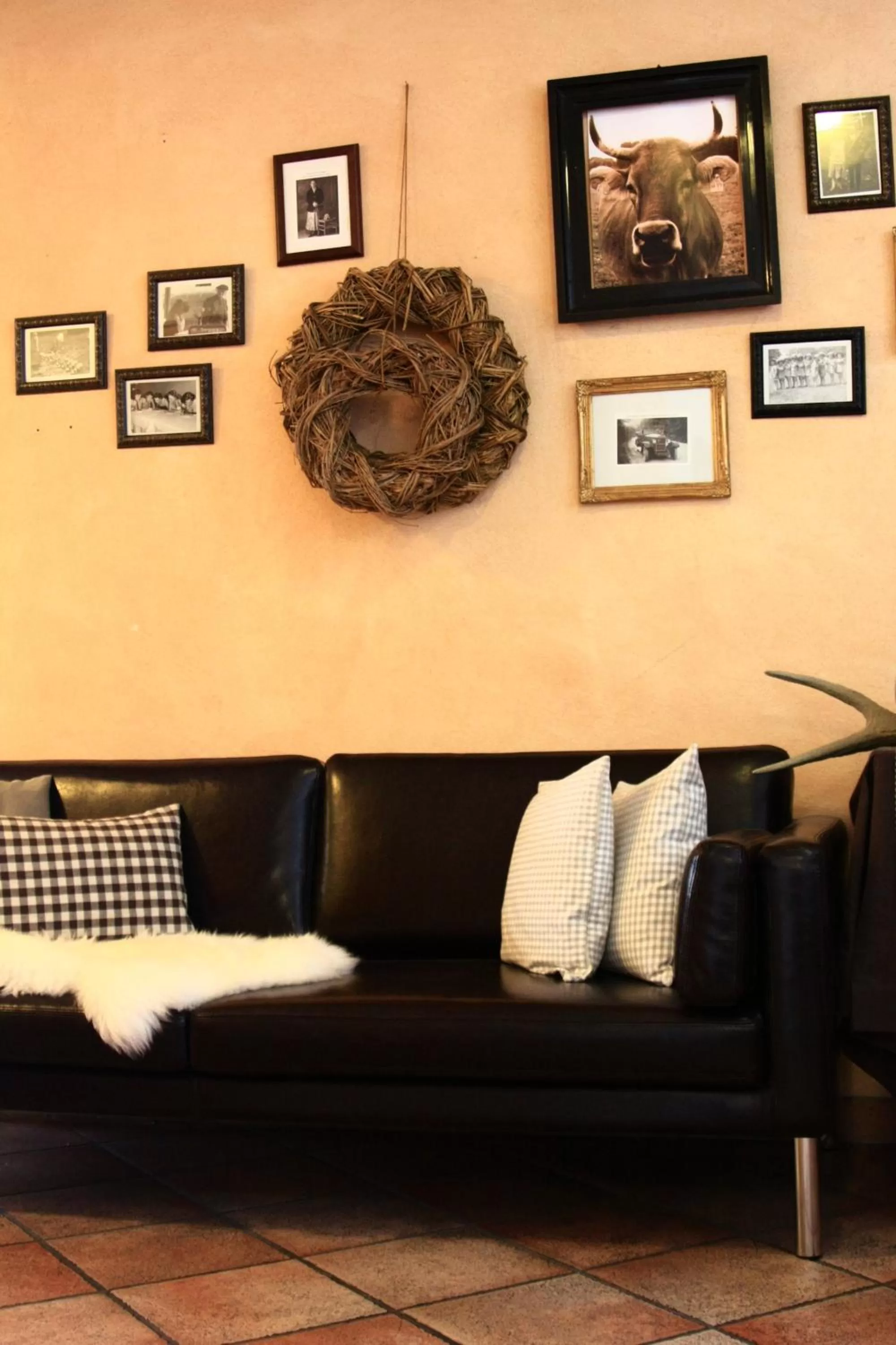 Lobby or reception in Landhotel Hirsch