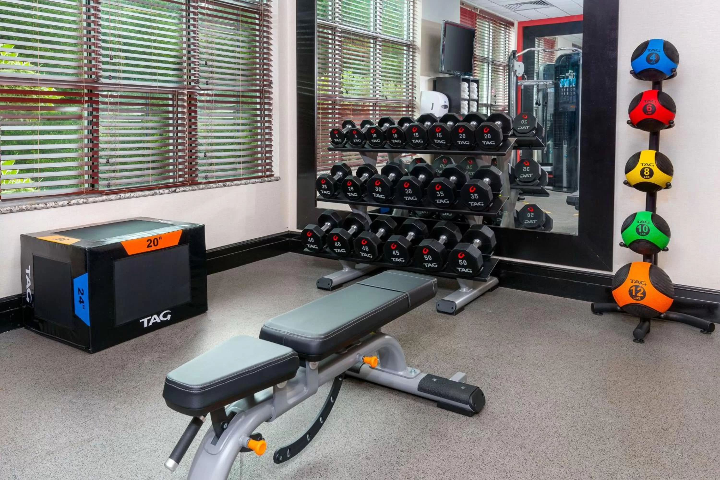 Fitness centre/facilities in Homewood Suites by Hilton Boston/Canton, MA