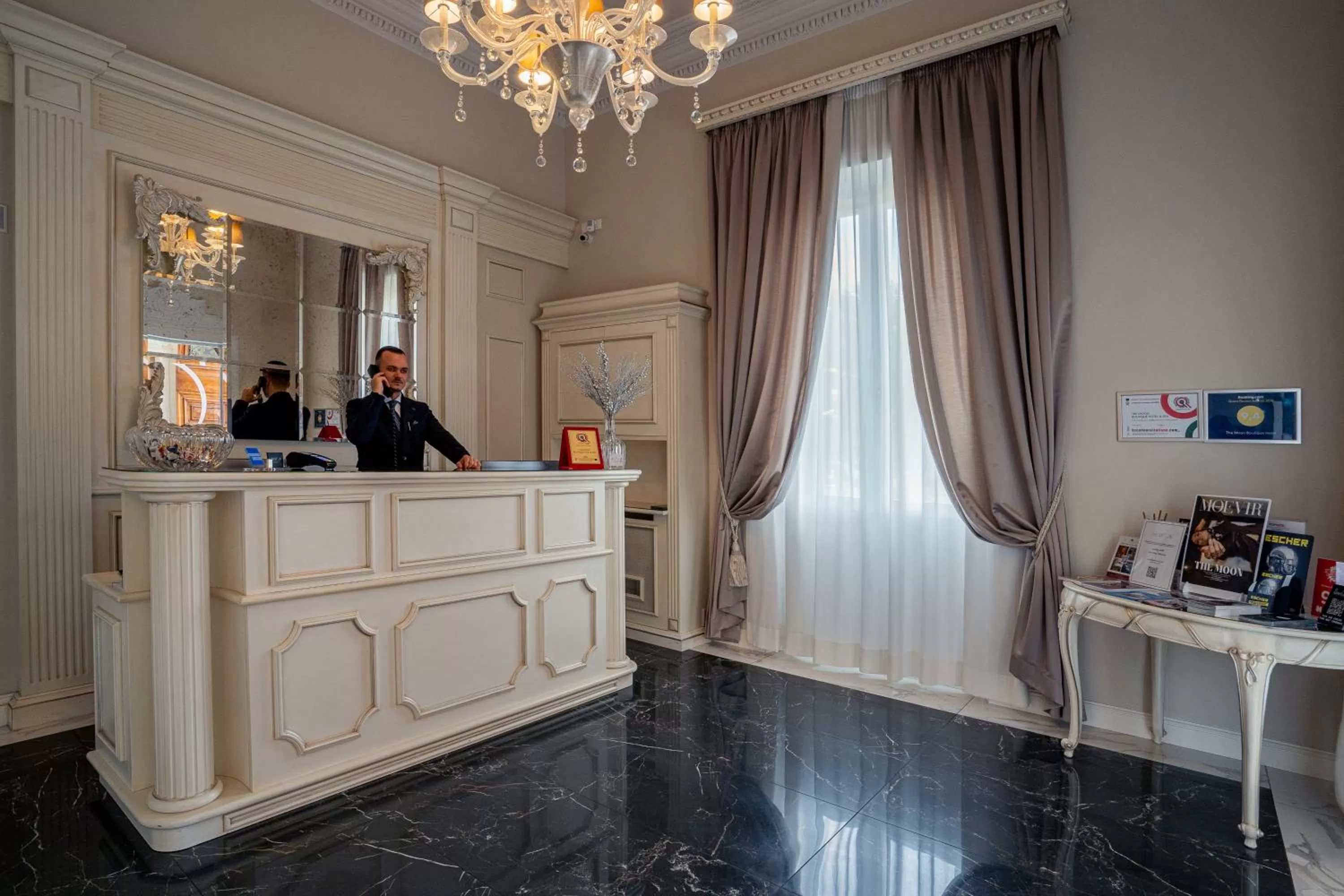 Lobby or reception in The Moon Boutique Hotel & Spa