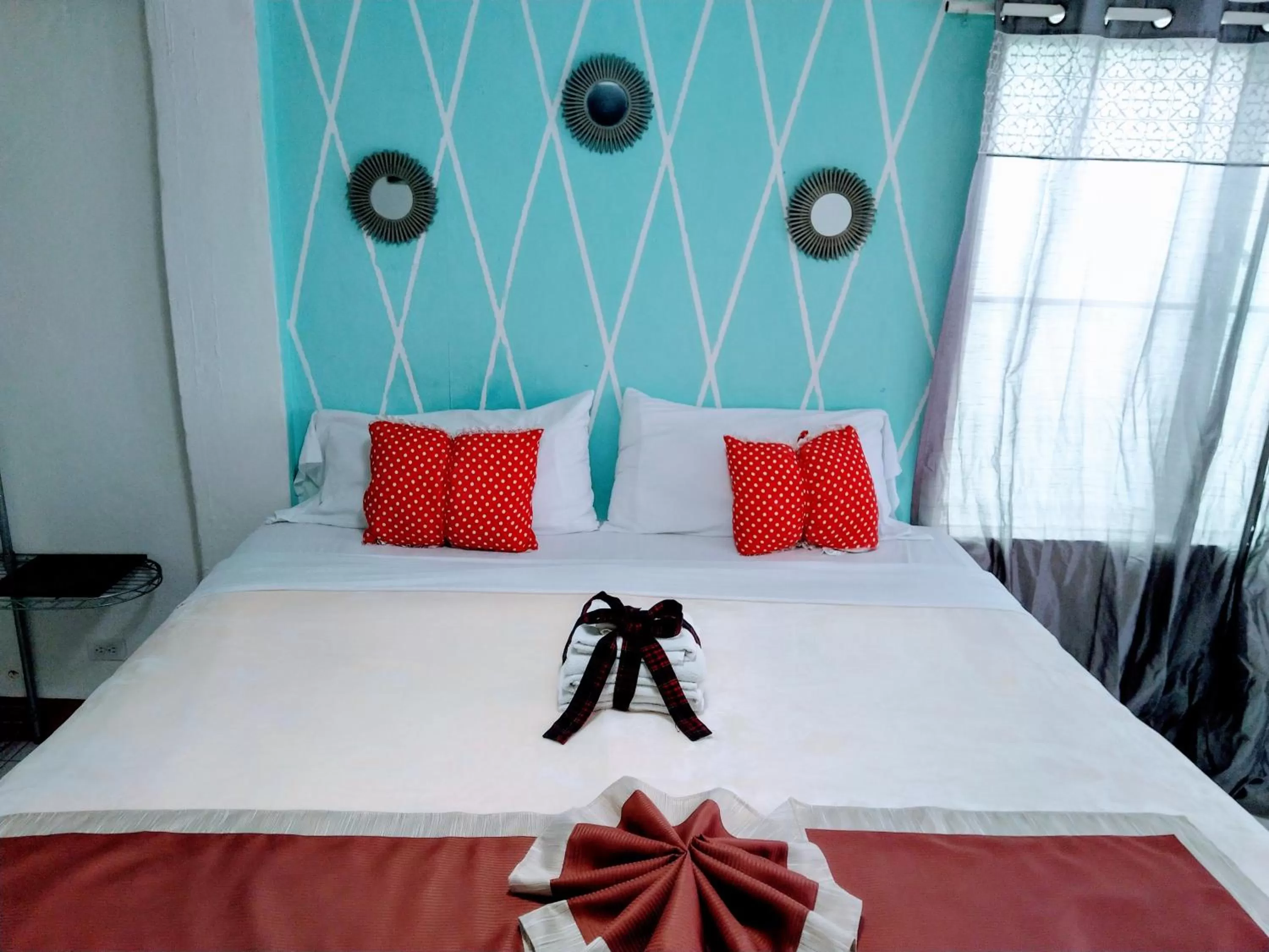 Bed in The Red Hut Inn