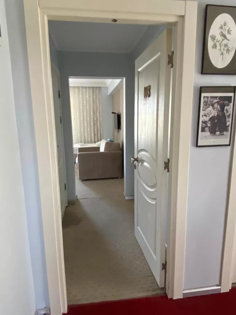 Decorative detail, Bed in Sakran Hotel