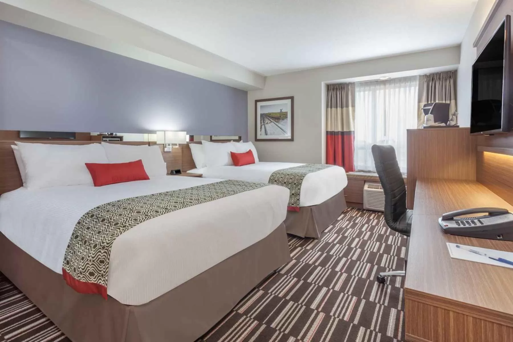 Photo of the whole room, Bed in Microtel Inn & Suites by Wyndham Fort McMurray