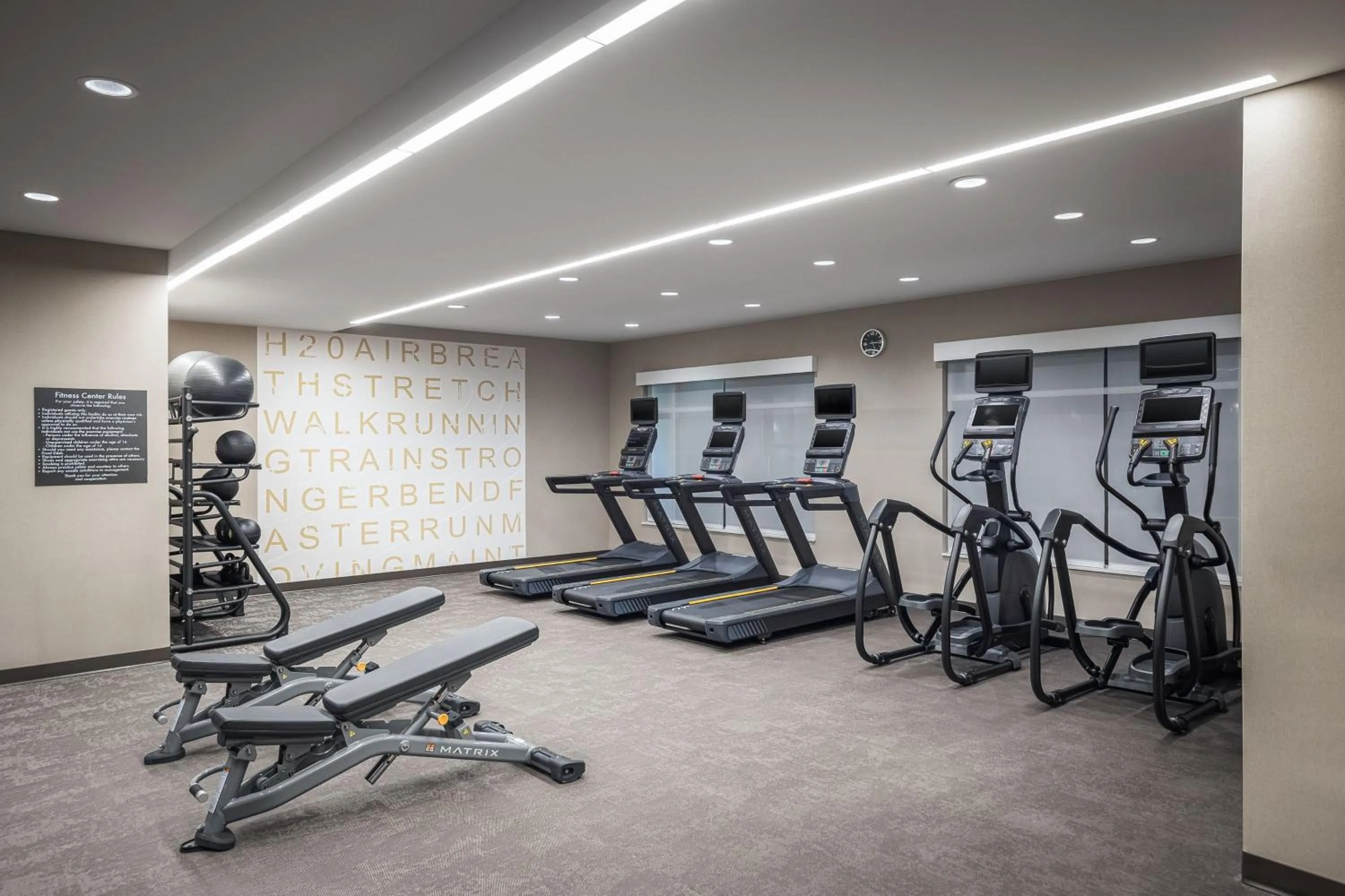 Fitness centre/facilities in Residence Inn by Marriott Denver Aurora