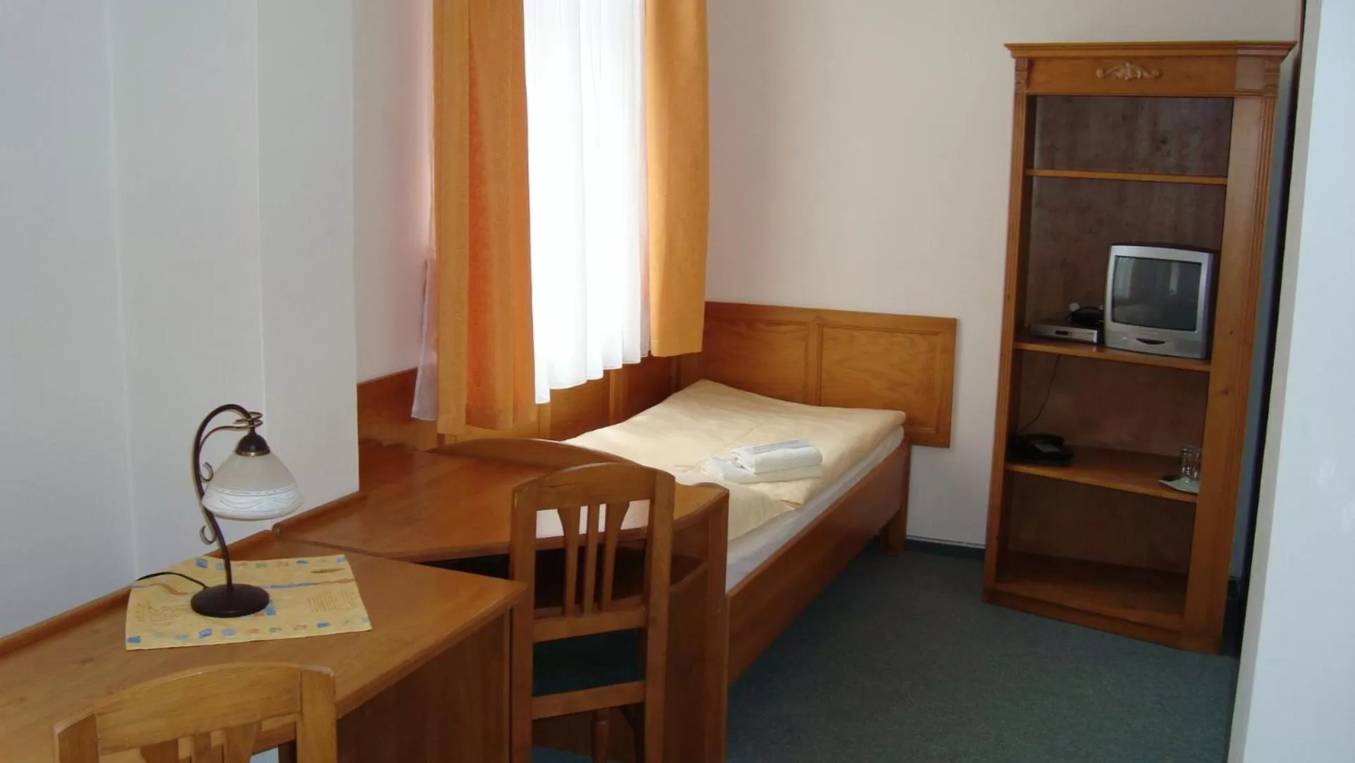 Bed in Hotel Krakonoš