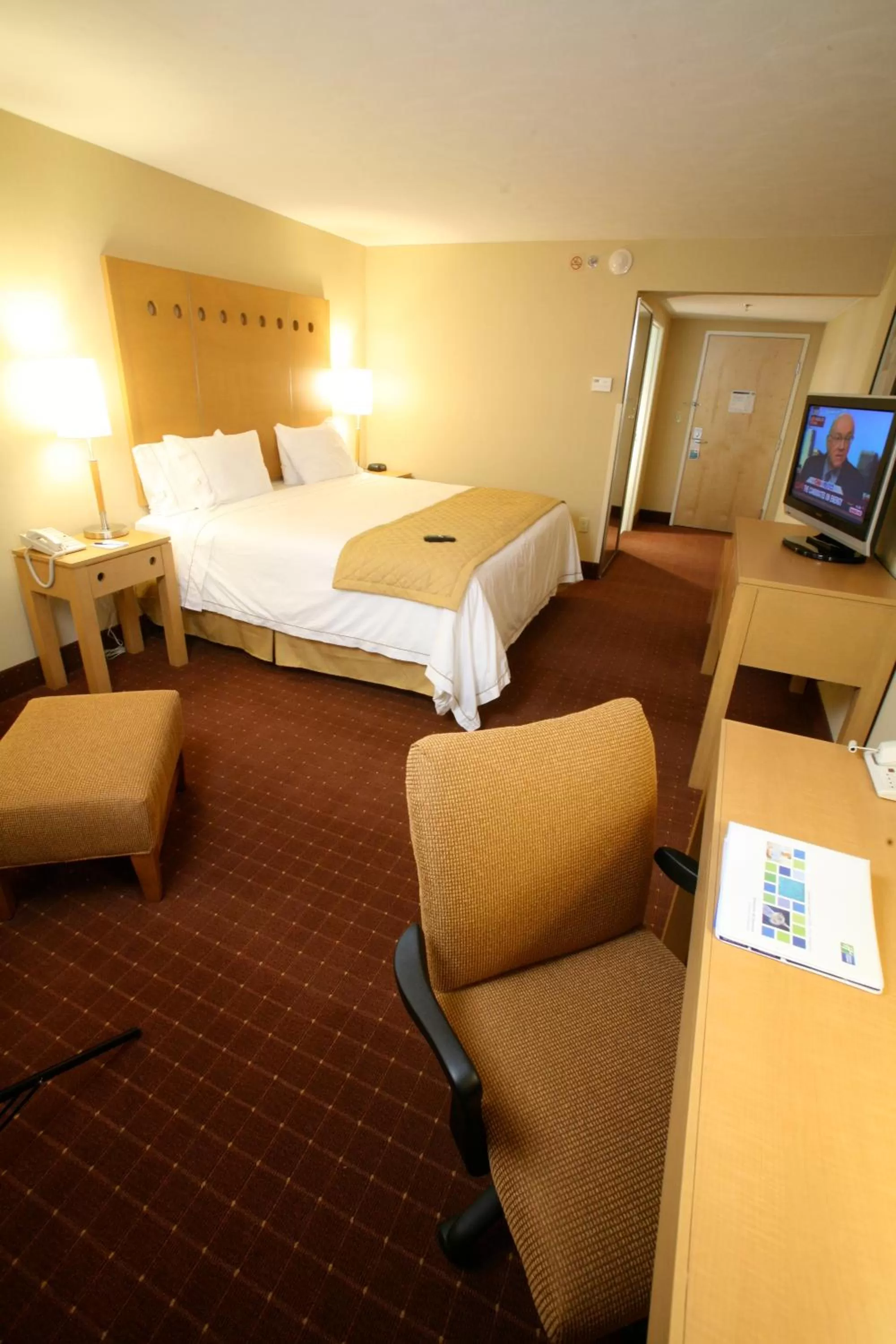 View (from property/room), Bed in Holiday Inn Express Saltillo Zona Aeropuerto by IHG