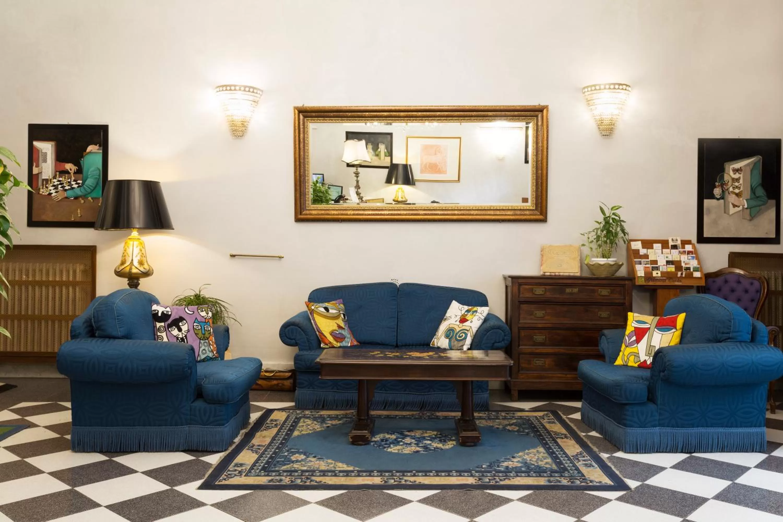 Lobby or reception in Hotel Residenza In Farnese