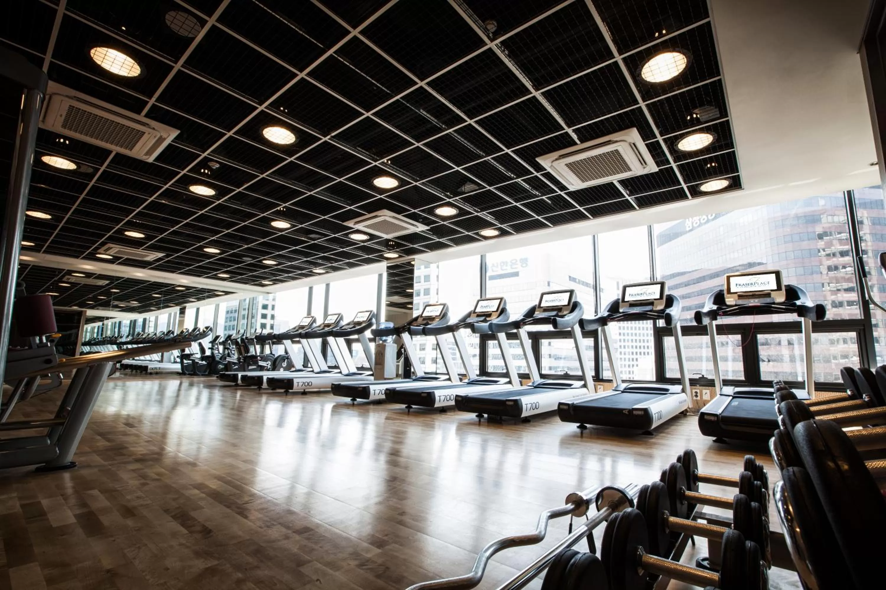 Fitness centre/facilities in Fraser Place Namdaemun Seoul