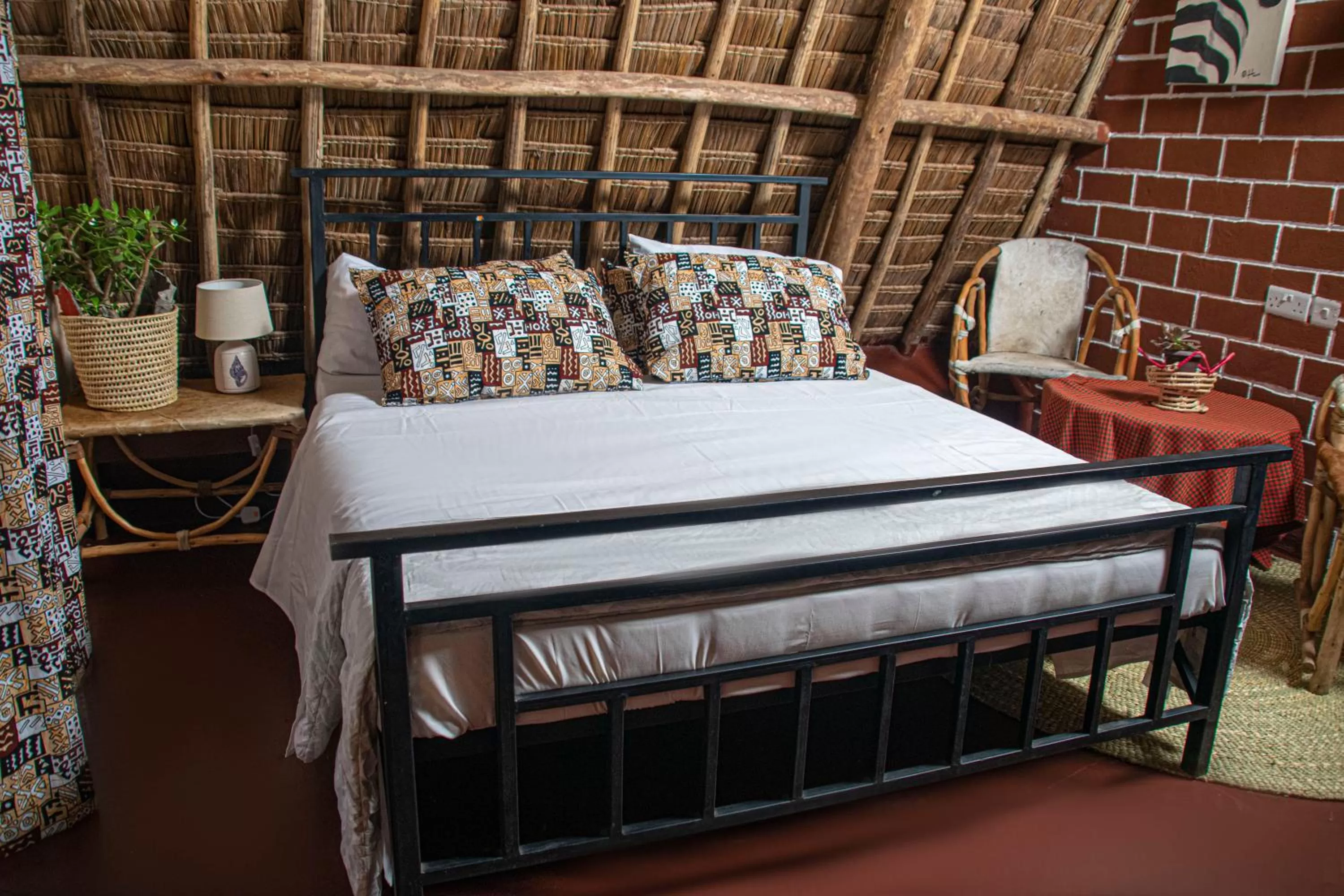 Bed in Charming Eco-Homestay near Kilimanjaro International Airport