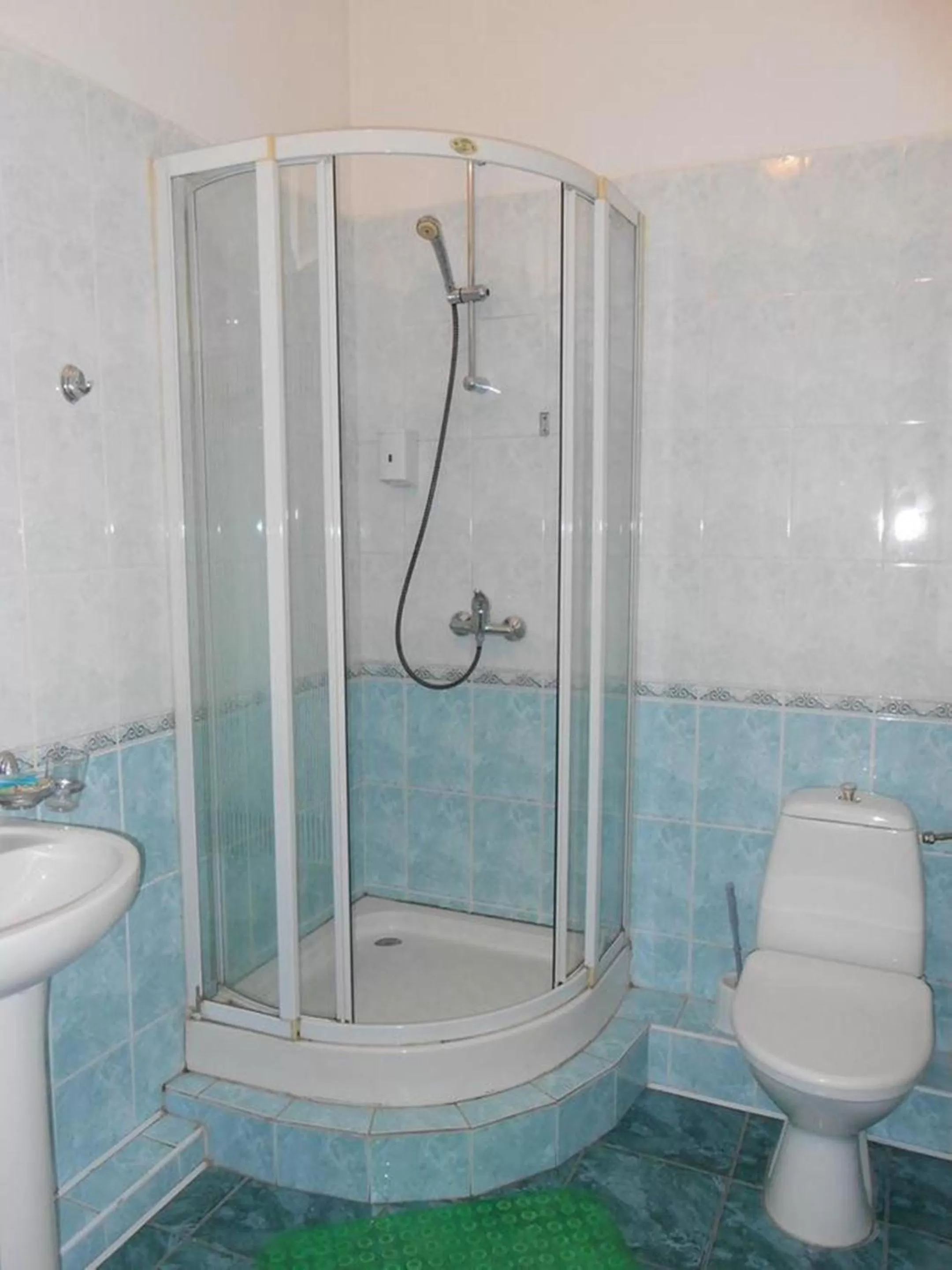 Shower in Zhibek Zholy Hotel