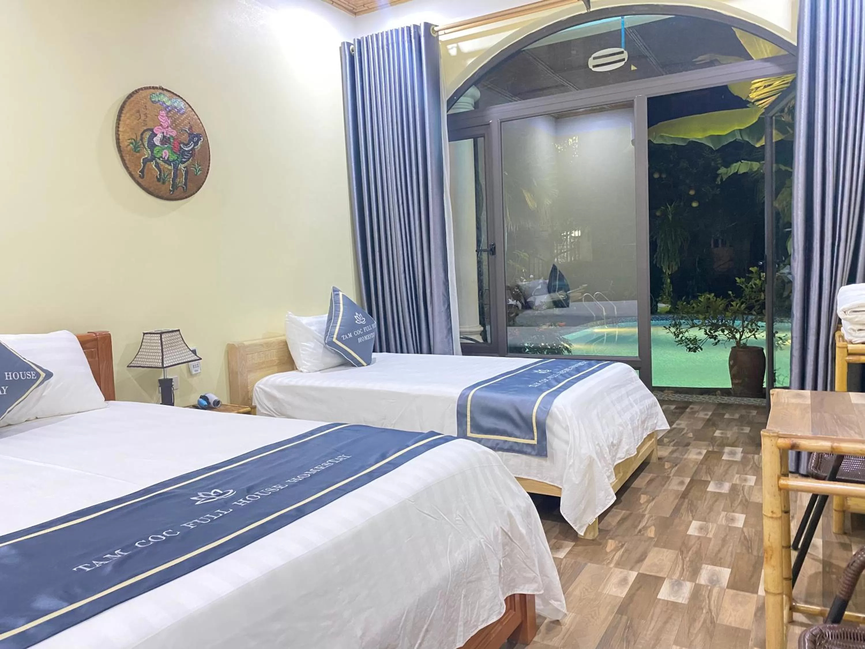 Bed in Tam Coc Full House Homestay