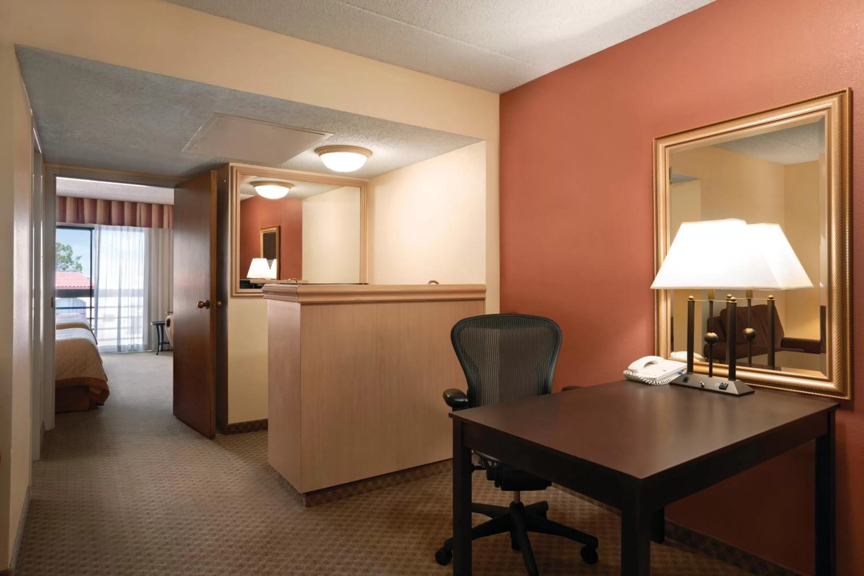 Seating area in Wyndham El Paso Airport and Water Park