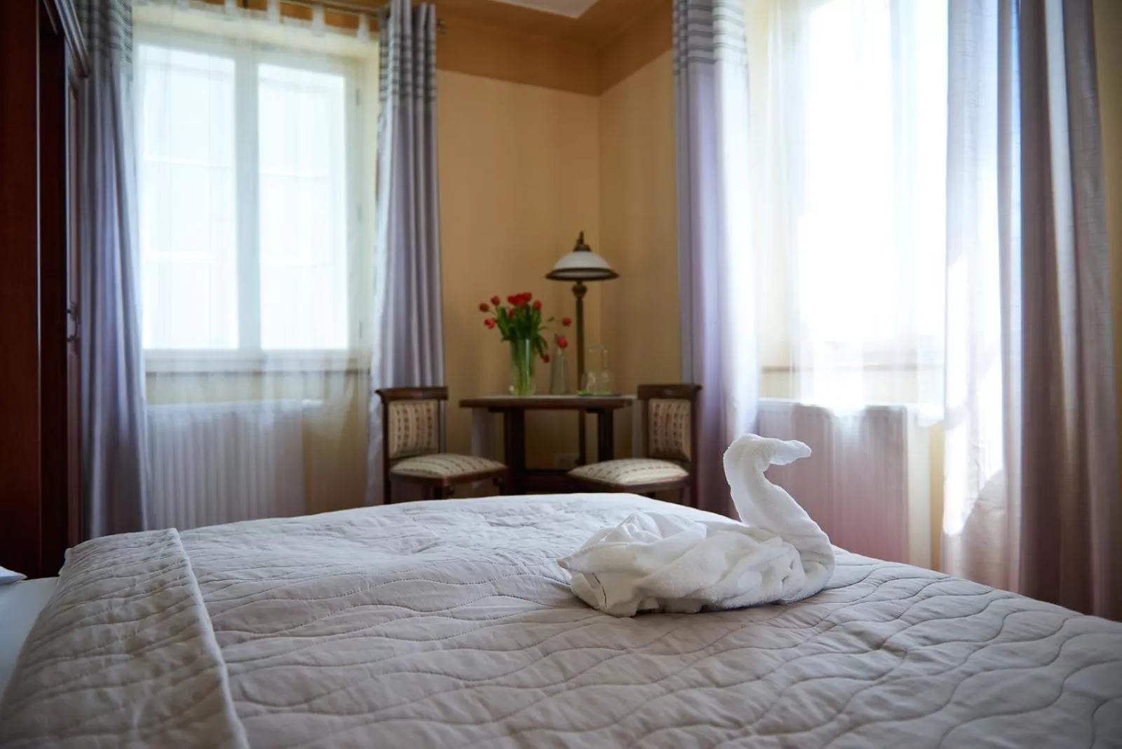 Bedroom, Bed in Hotel Stará Pekárna s privátním wellness