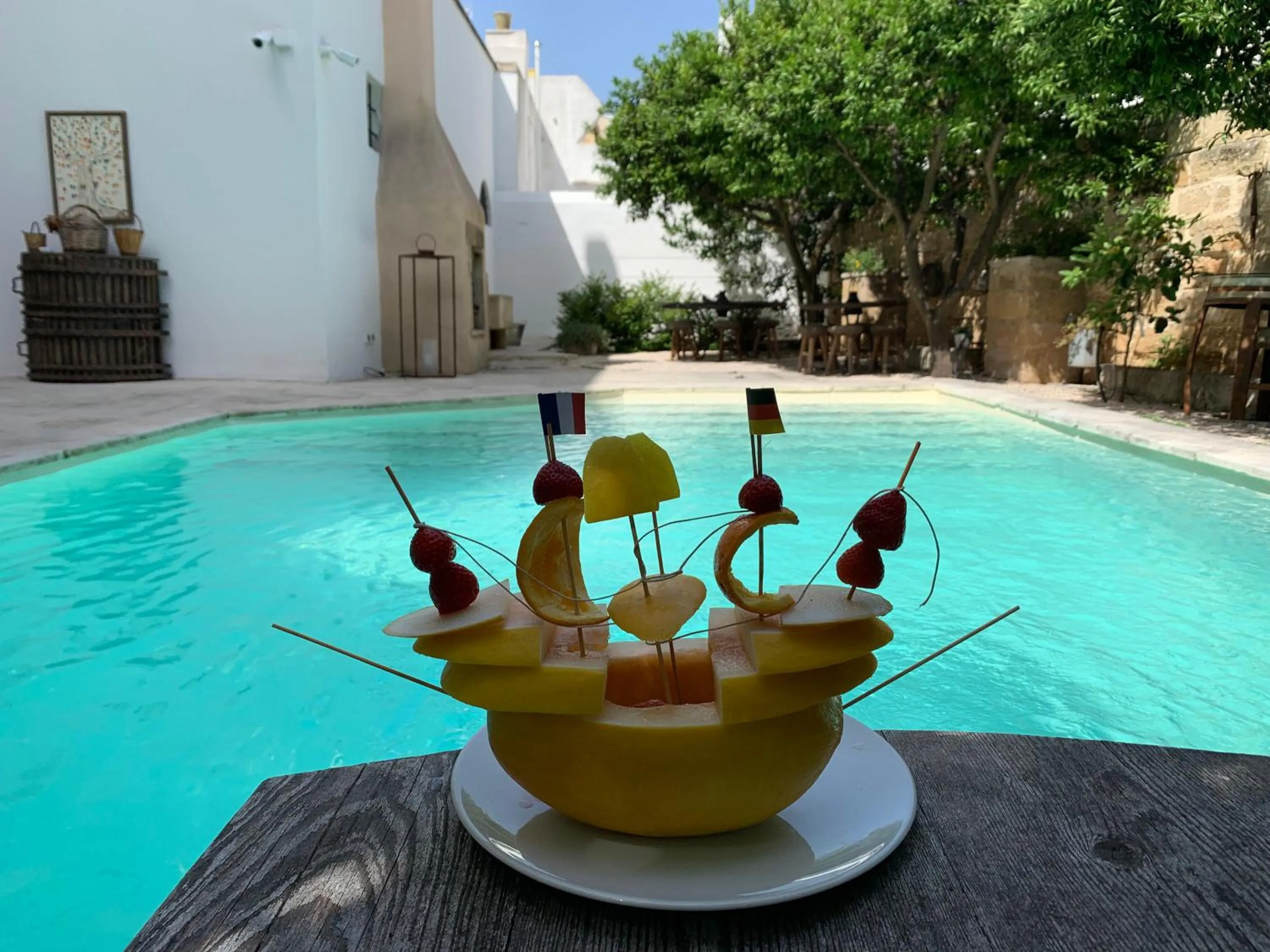 Swimming pool in Palazzo Castriota
