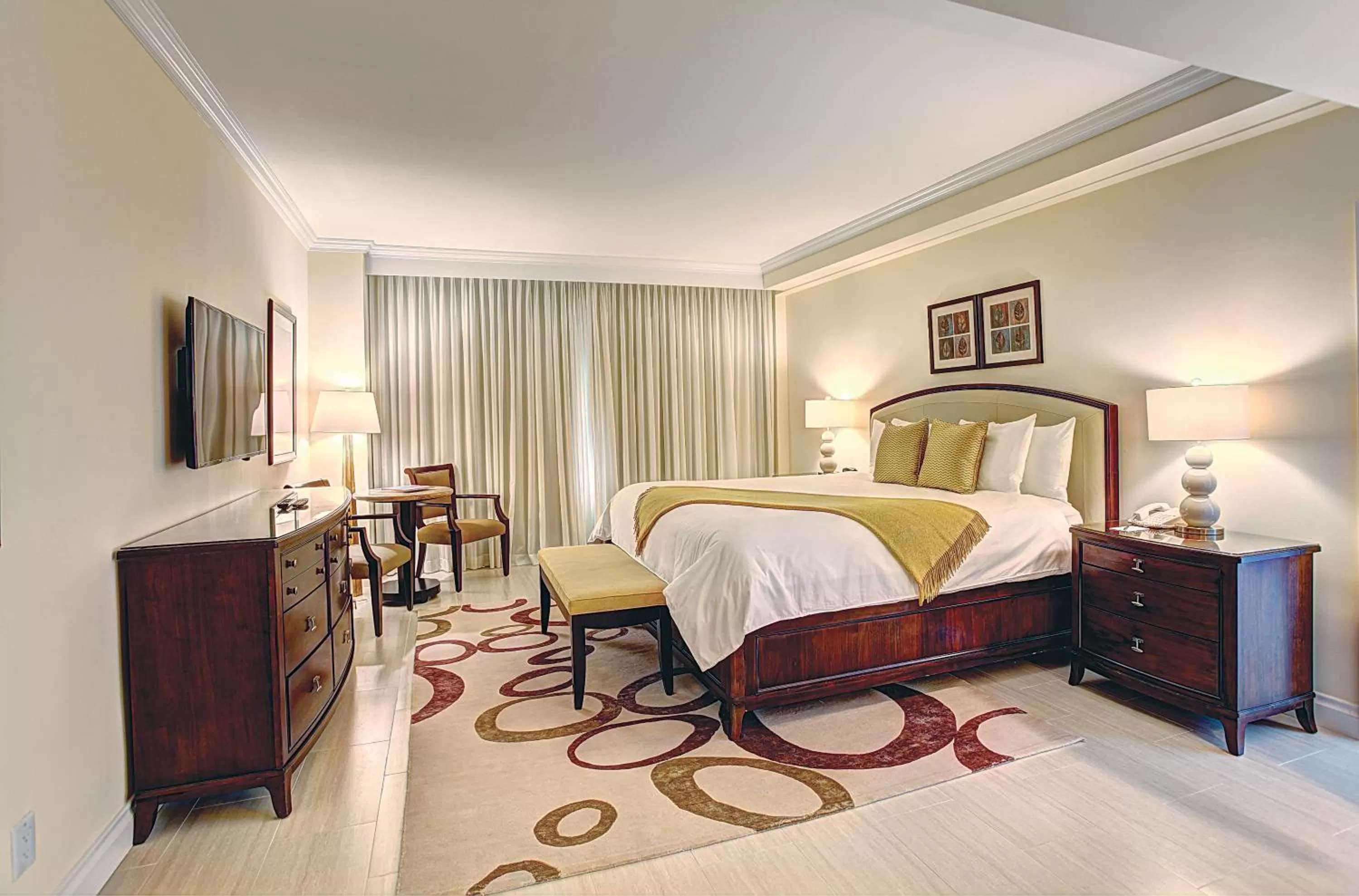 Bed in Sea View Hotel