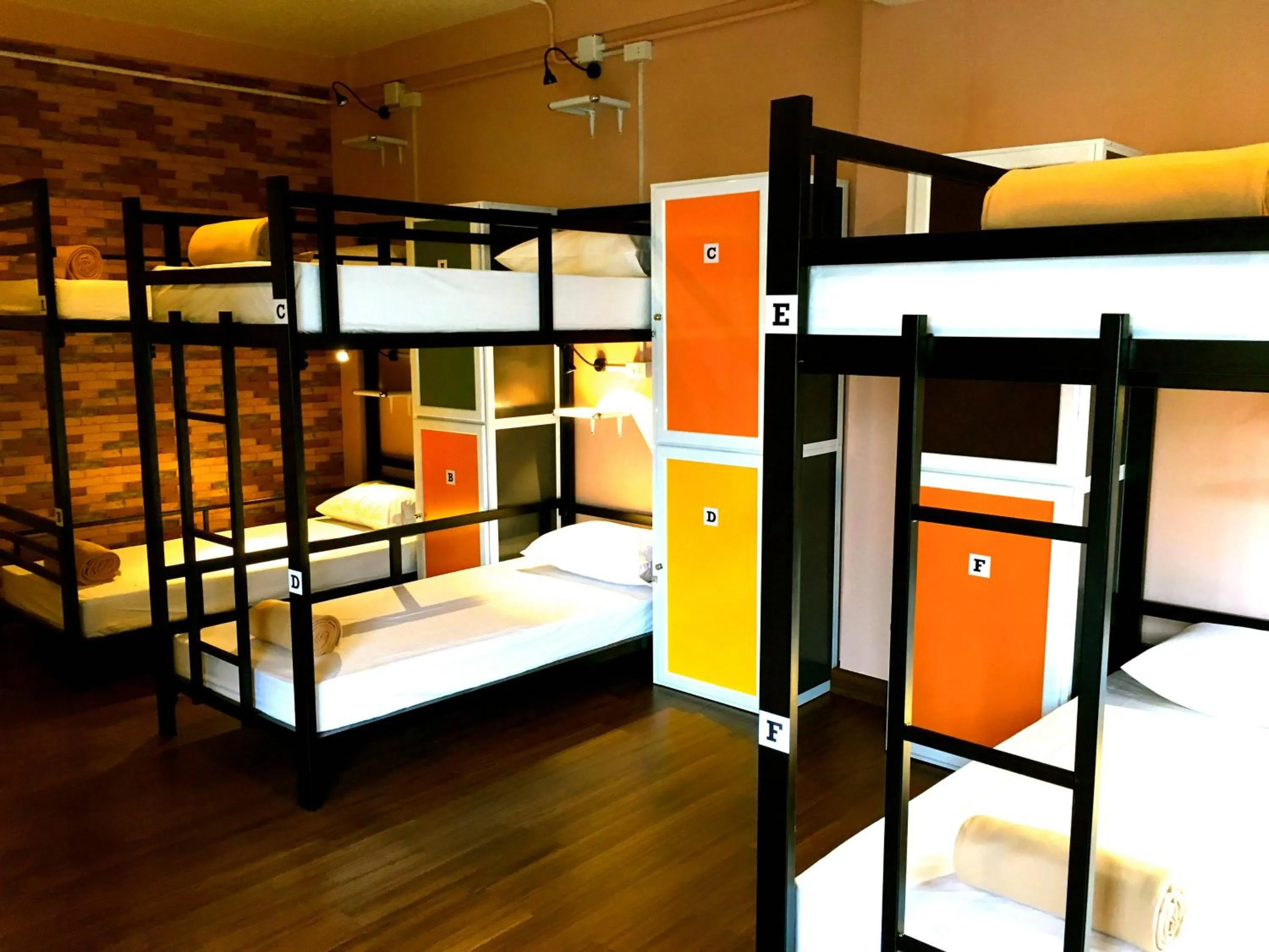 Photo of the whole room, Bed in Urban Hostel Bangkok