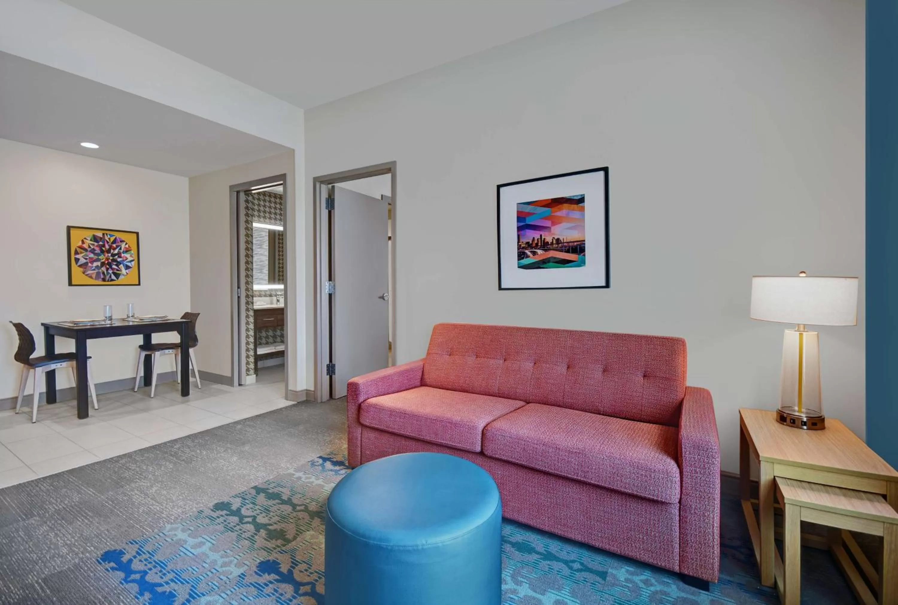 Living room in Home2 Suites by Hilton Houston Medical Center, TX