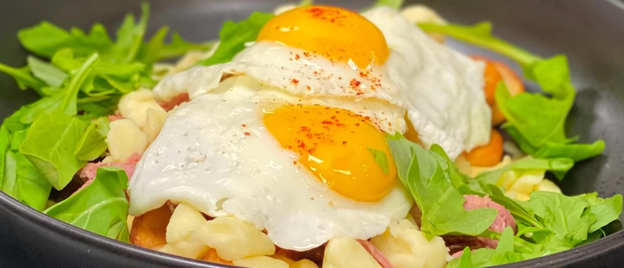 American breakfast in Auberge Godefroy