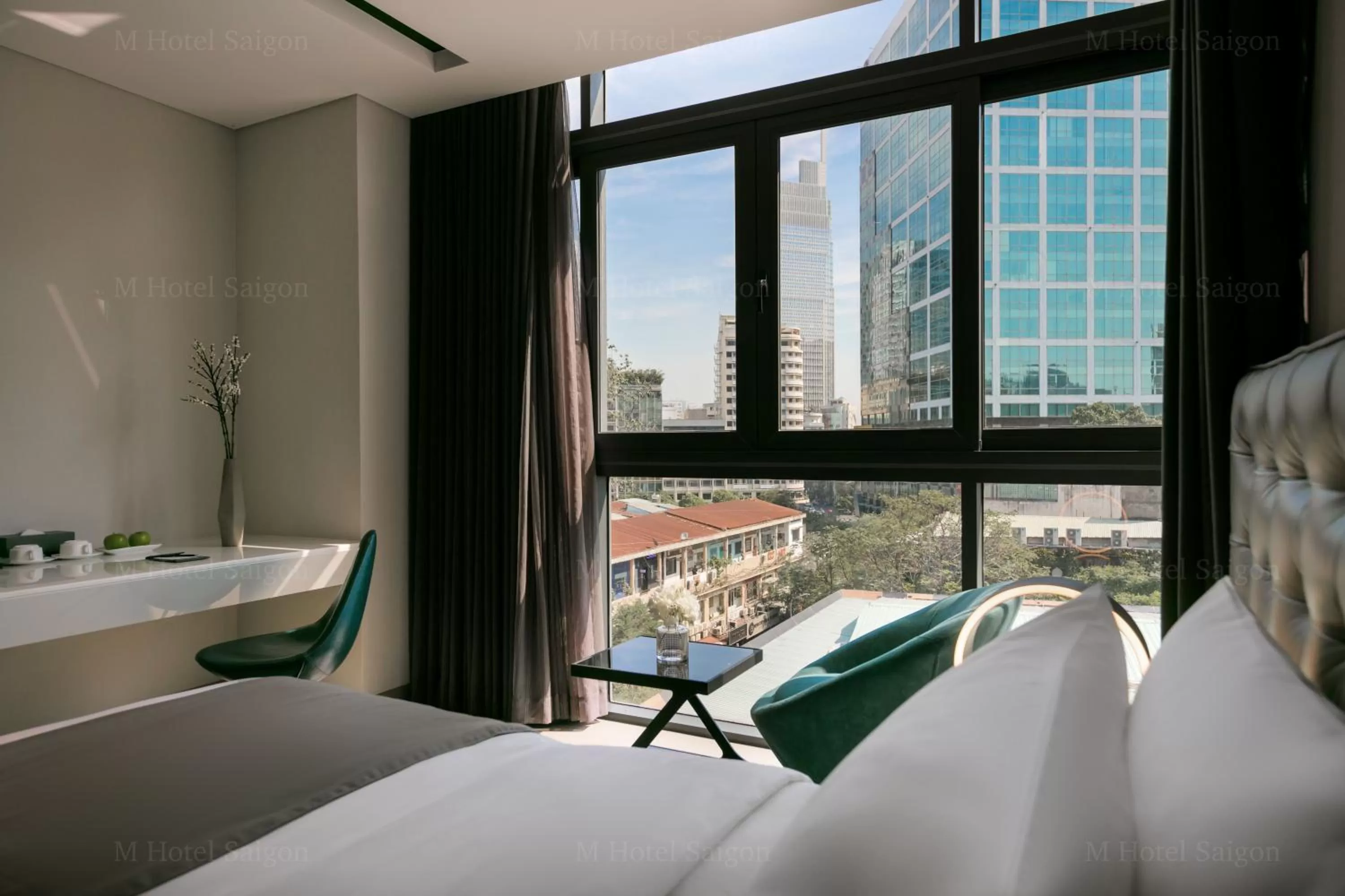 View (from property/room), Bed in M Hotel Saigon