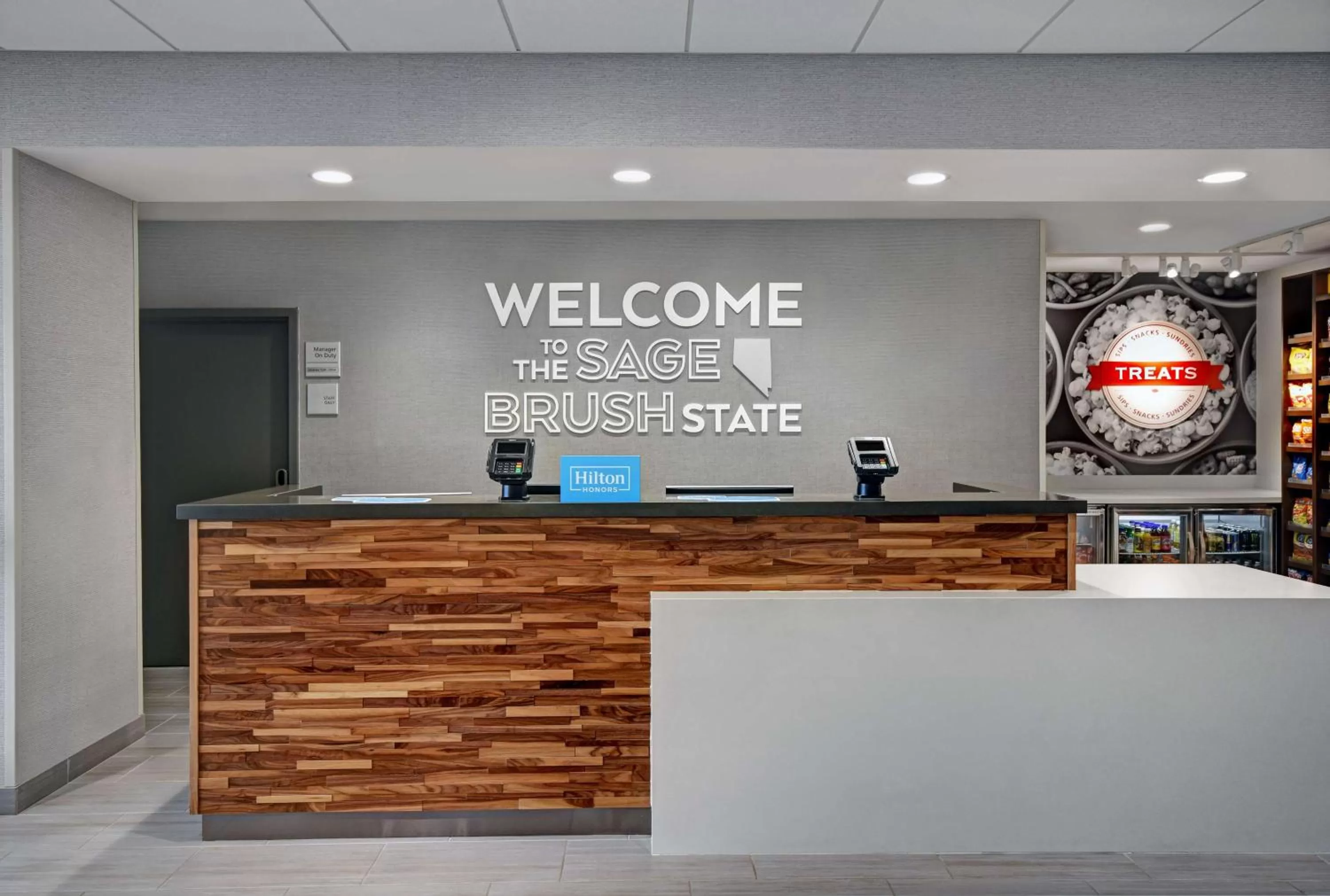 Lobby or reception in Hampton Inn Las Vegas Strip South, NV 89123