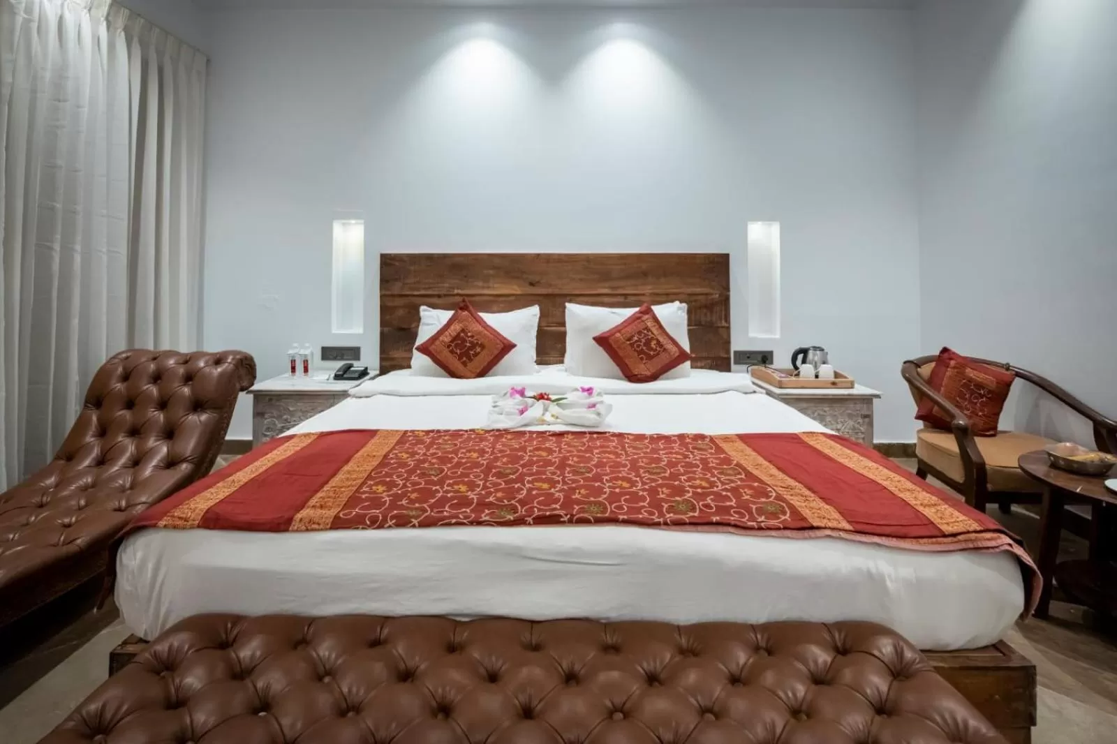 Bed in The Fern Ranthambore Forest Resort Rajasthan