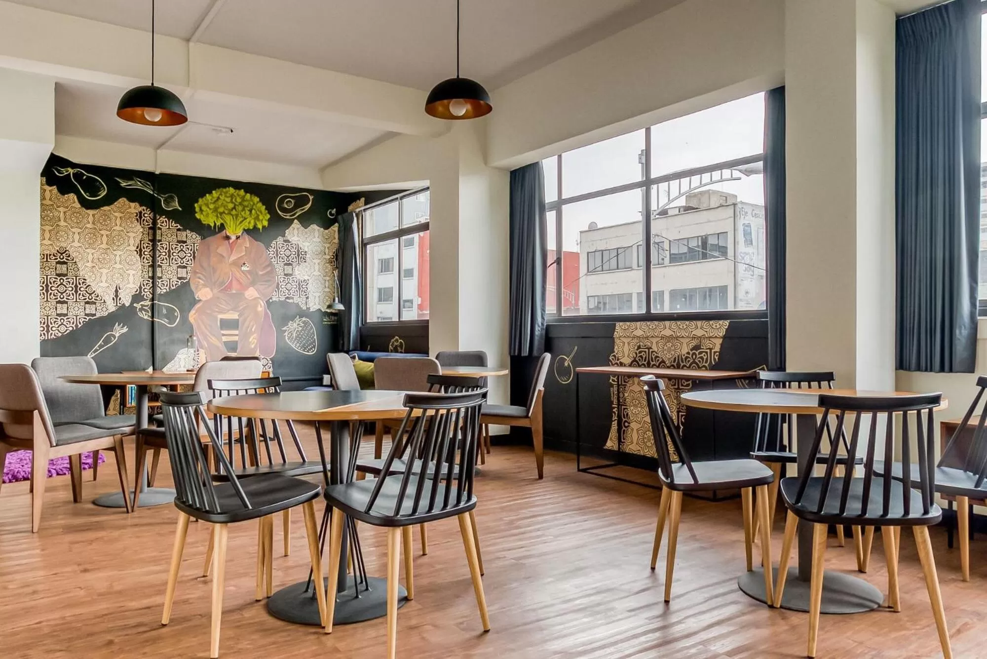 Communal kitchen, Restaurant/Places to Eat in Selina Mexico City Downtown