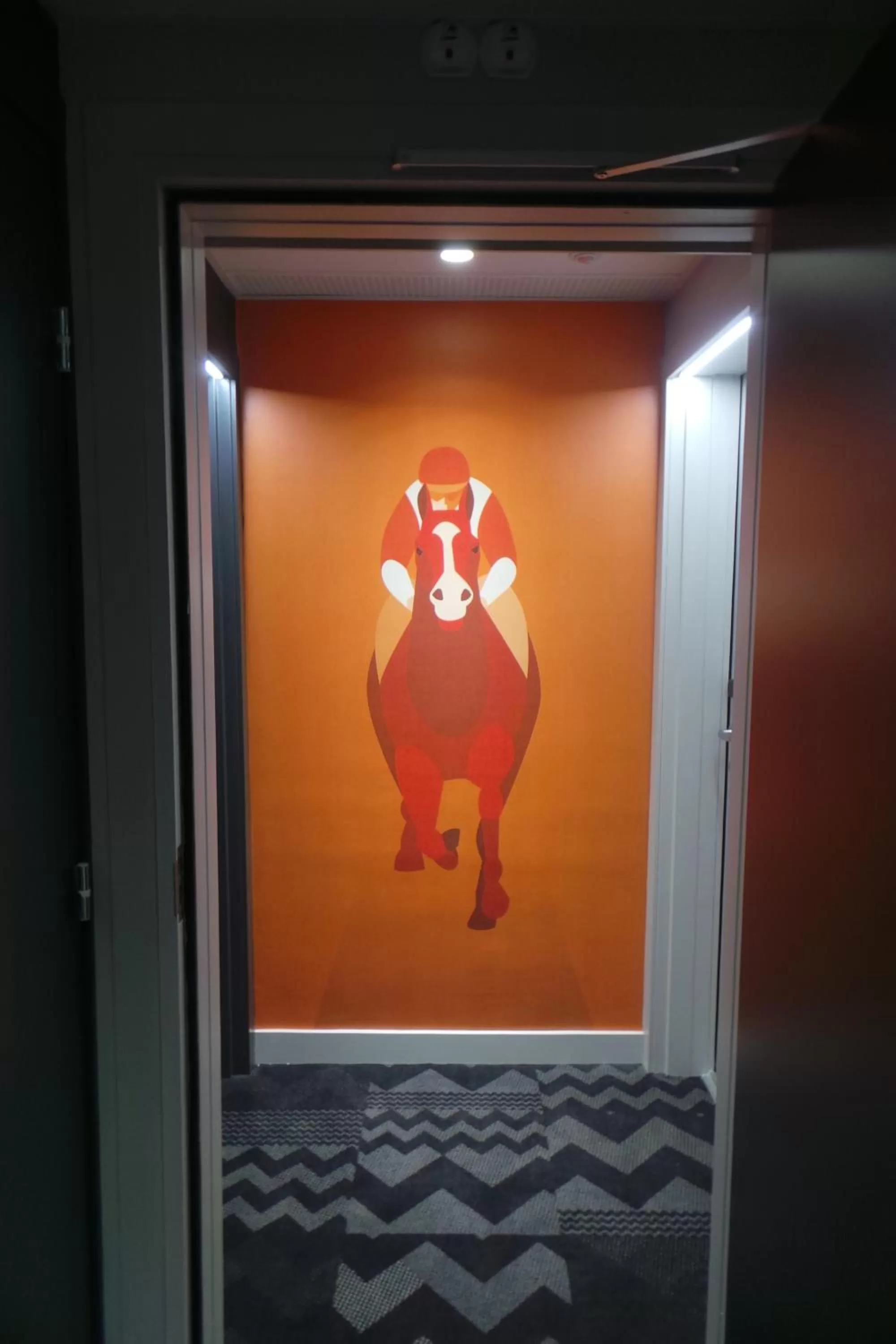 Decorative detail in ibis Styles Deauville Centre