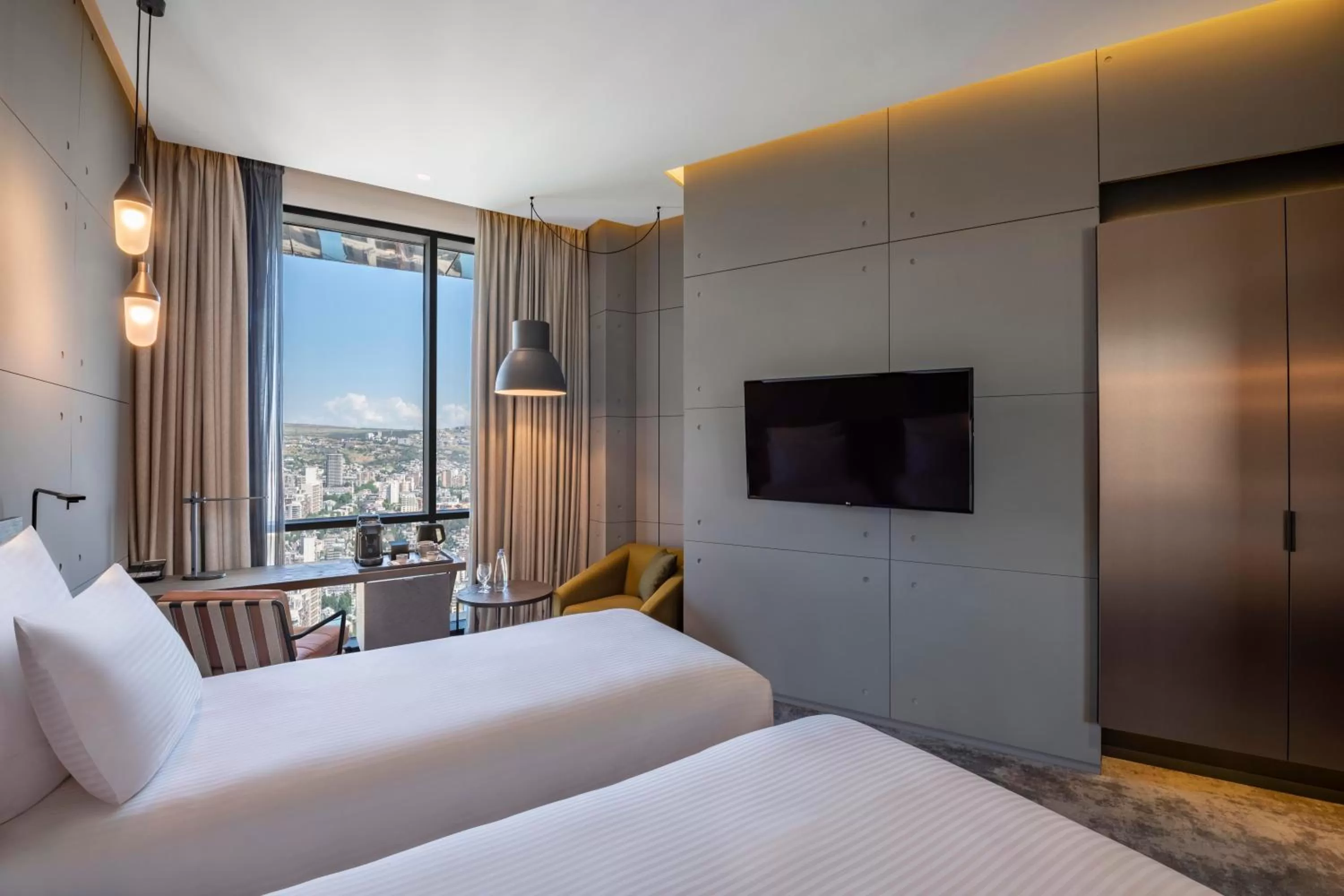 Bedroom, Bed in Pullman Tbilisi Axis Towers
