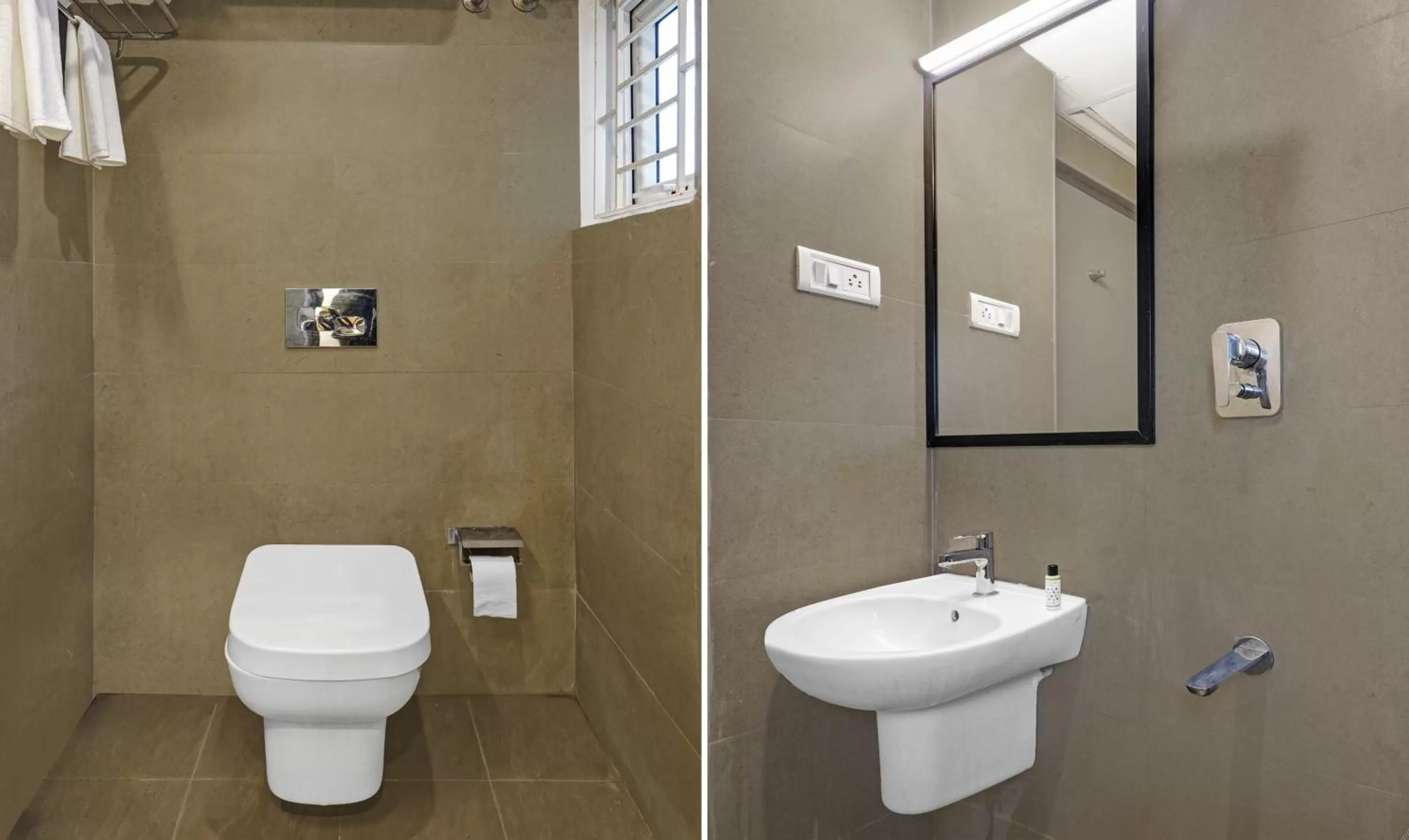 Shower in UPAR Hotels Thoraipakkam, OMR