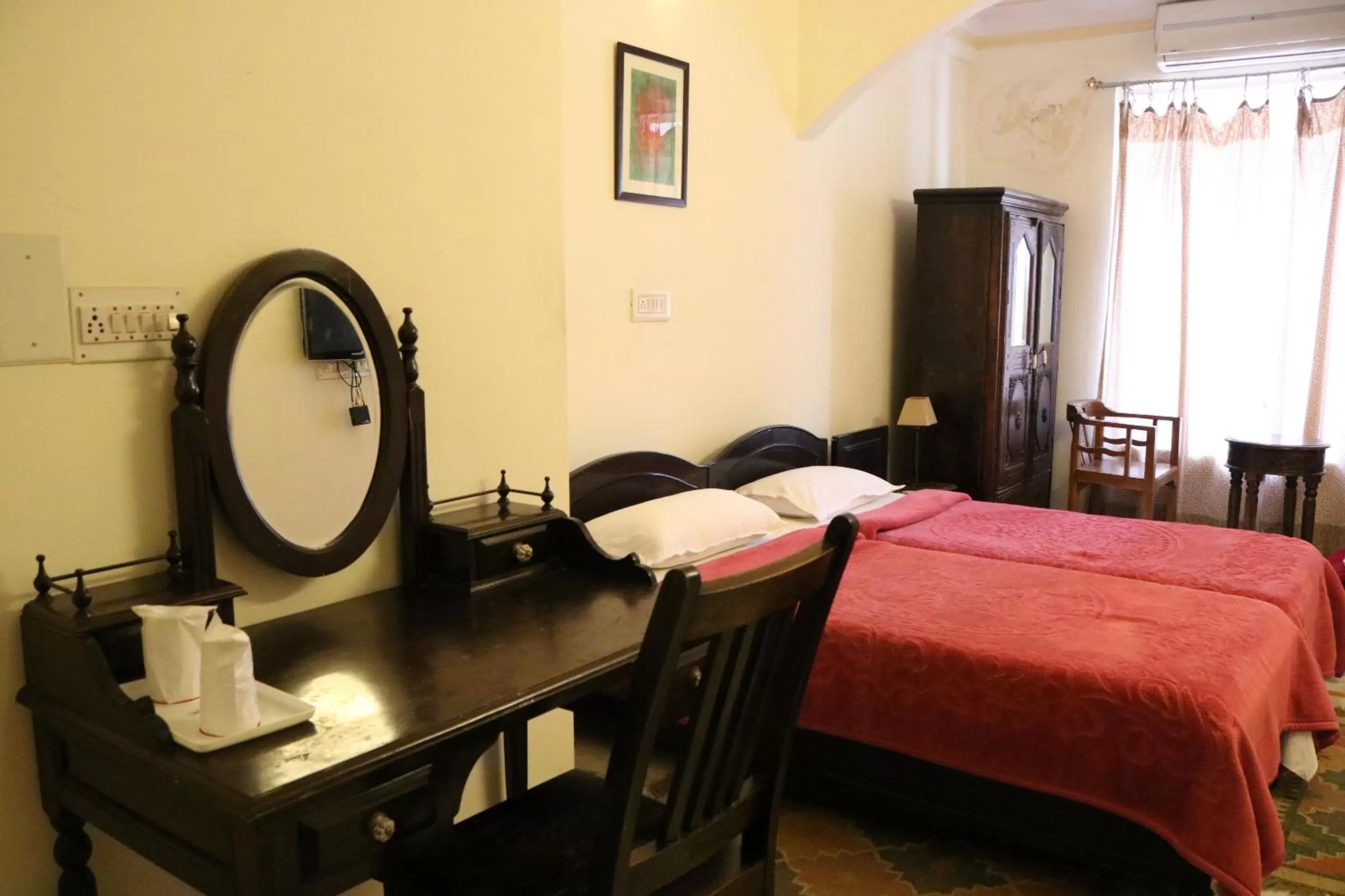 Photo of the whole room, Bed in Hotel Pratap Bhawan