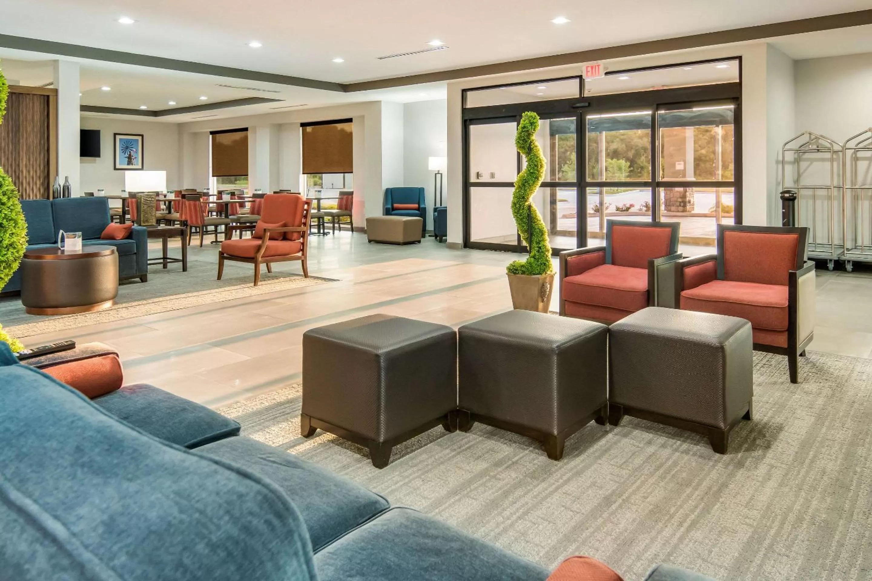 Lobby or reception in Comfort Suites DeSoto Dallas South