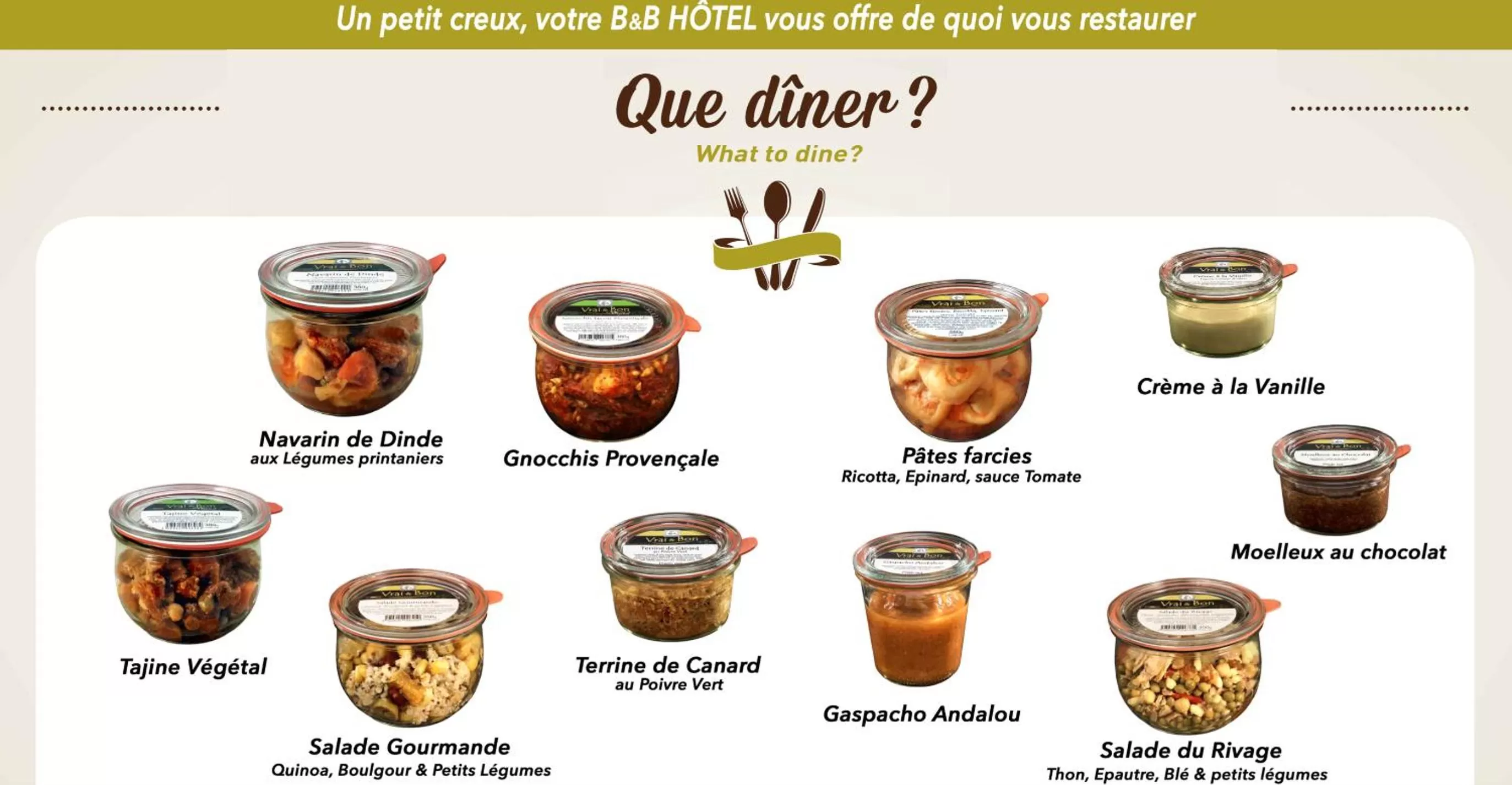 Restaurant/places to eat in B&B HOTEL Montélimar Sud