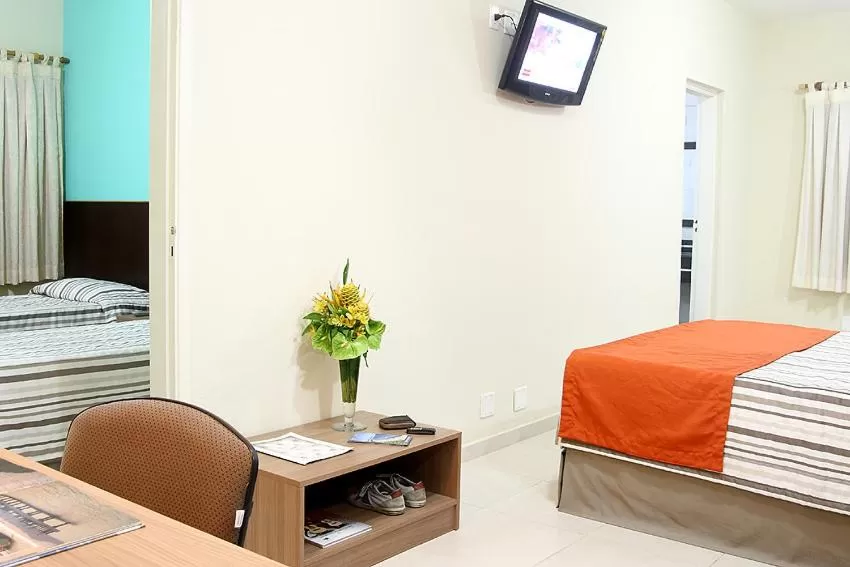 Photo of the whole room, Bed in Monte Serrat Hotel