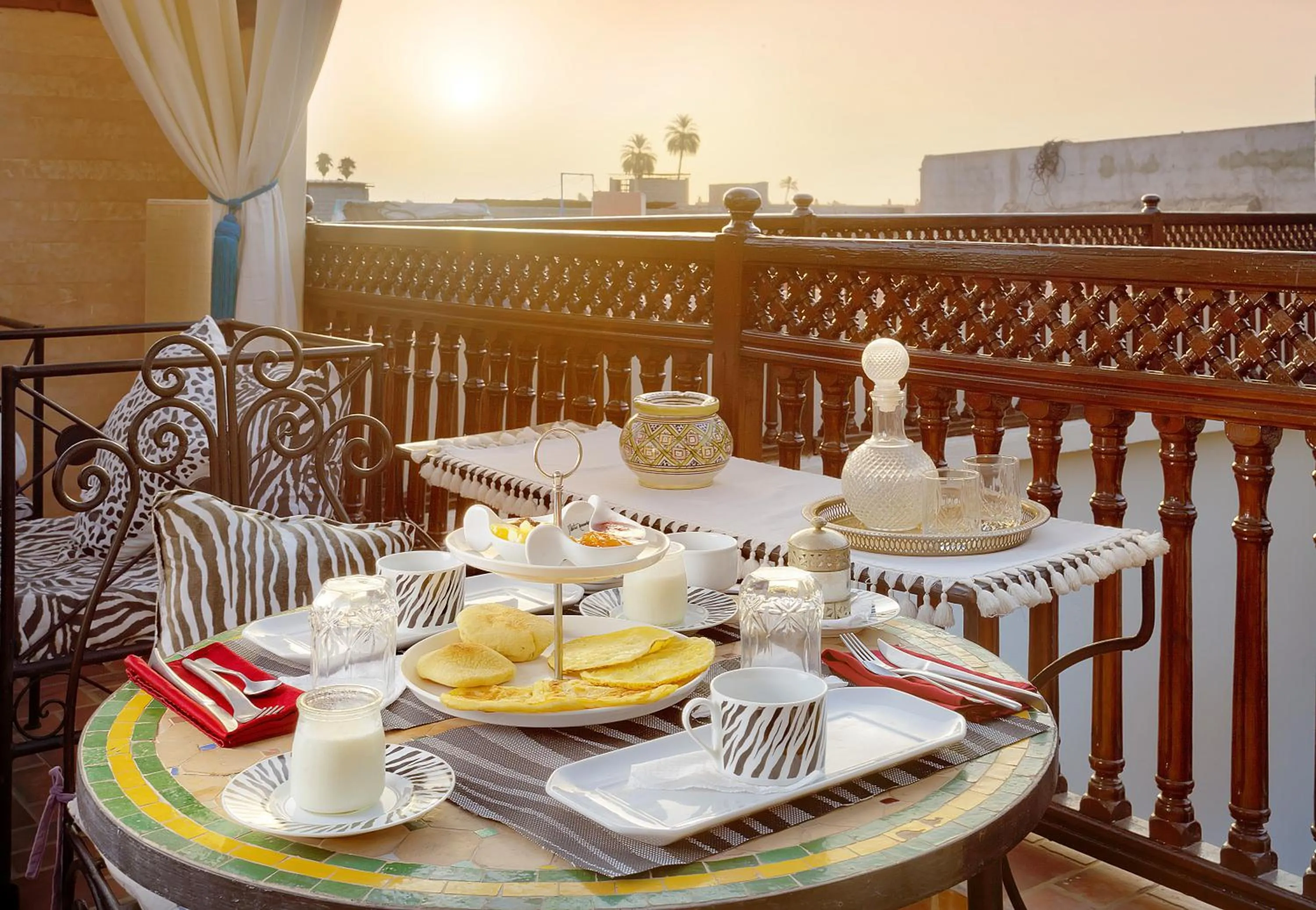 Restaurant/places to eat in Riad 58 Blu