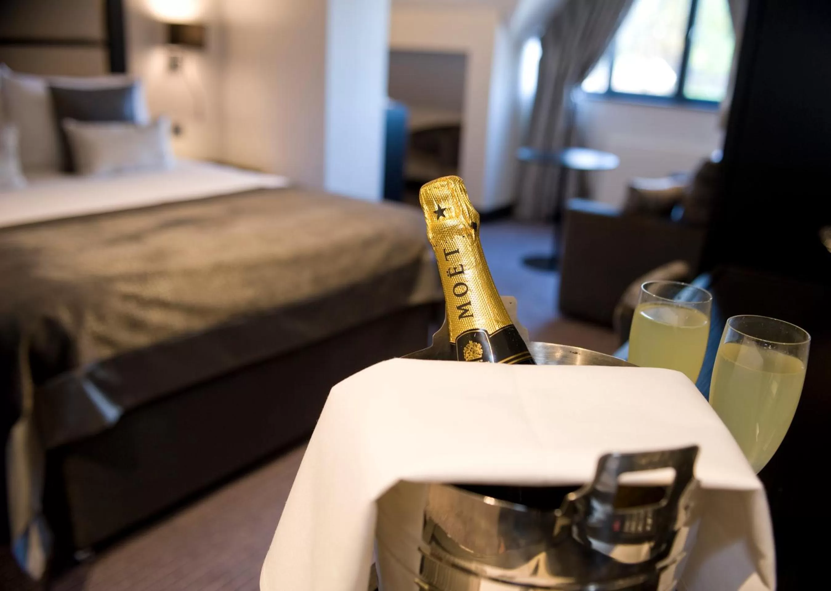 Decorative detail, Bed in The Lodge at Kingswood