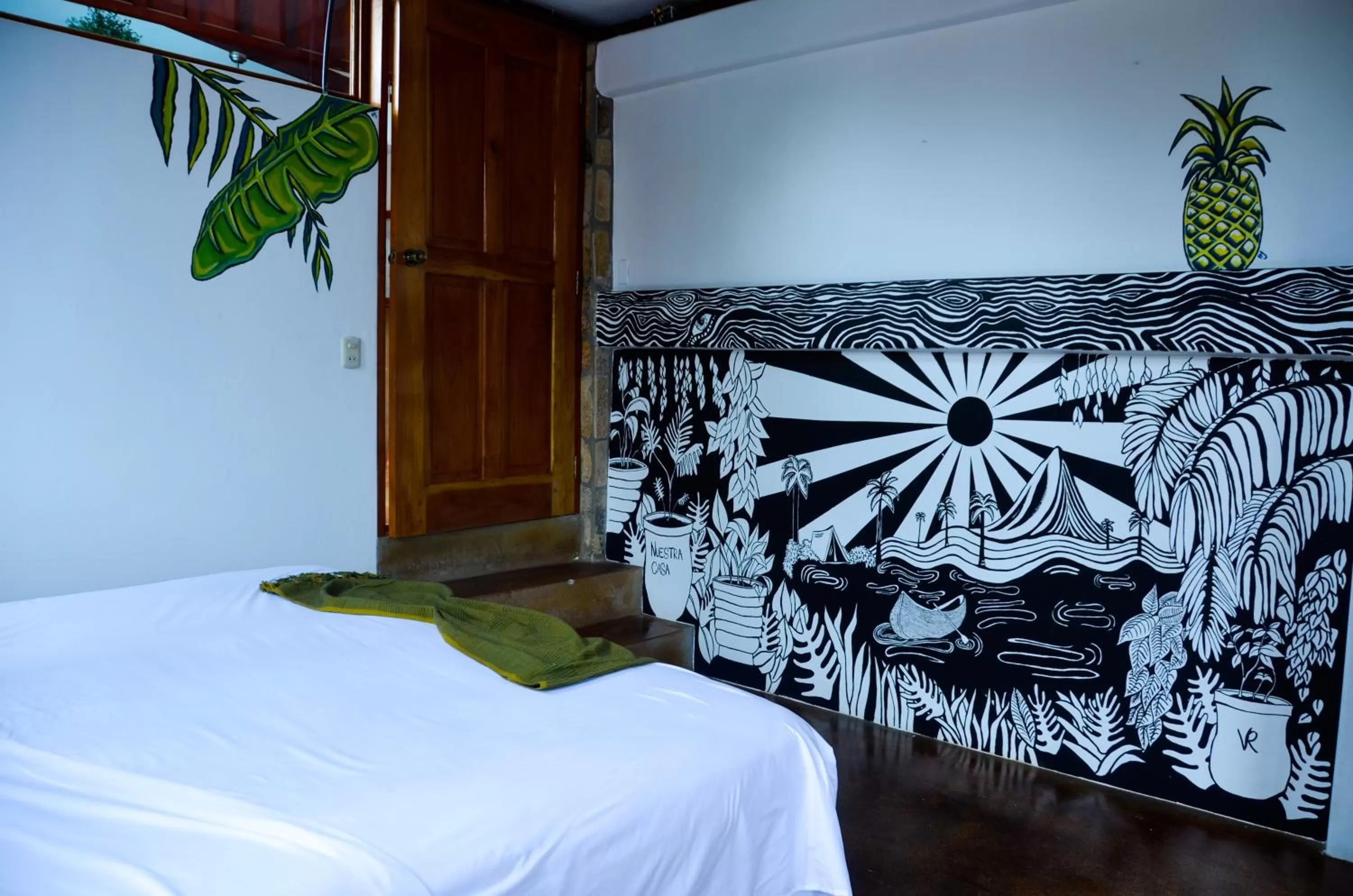 Decorative detail, Bed in Nuestra Casa