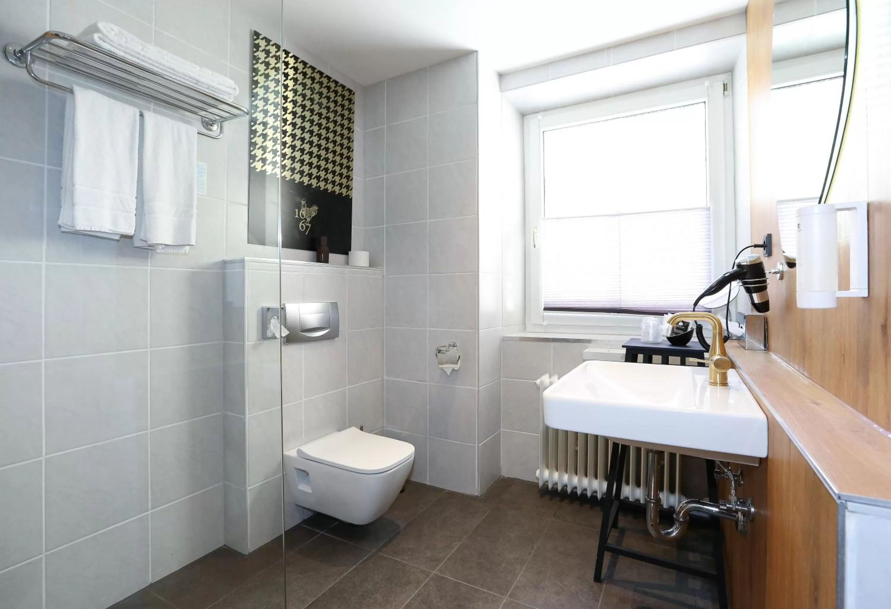 Bathroom in Arthotel ANA Goggl