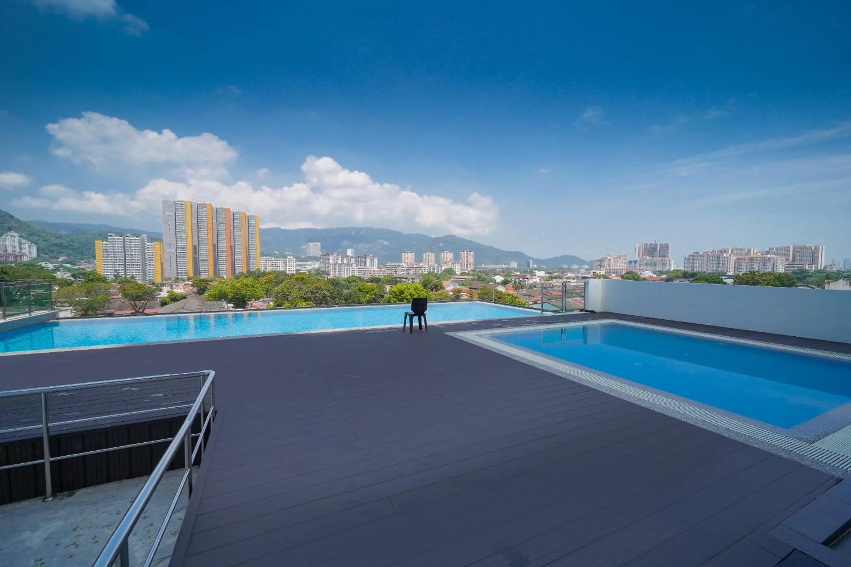 Pool view in Avatel Jelutong