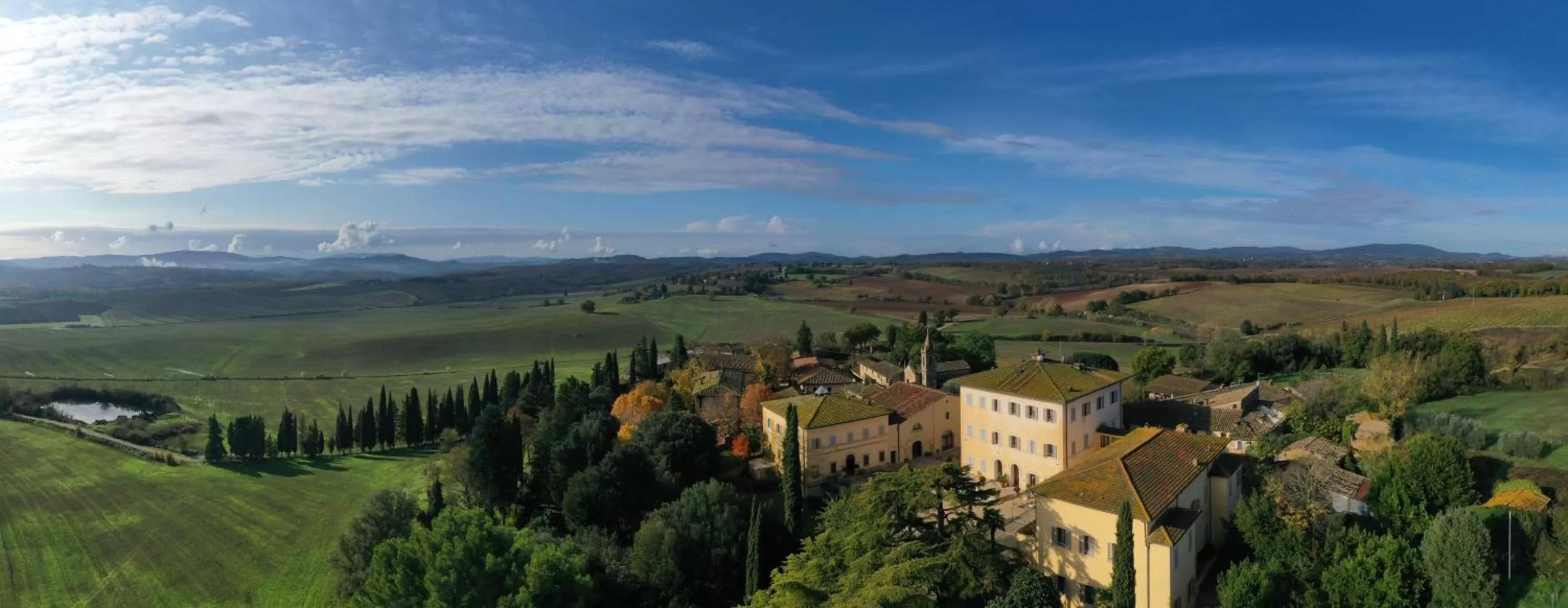 Bird's eye view in Villa Sabolini