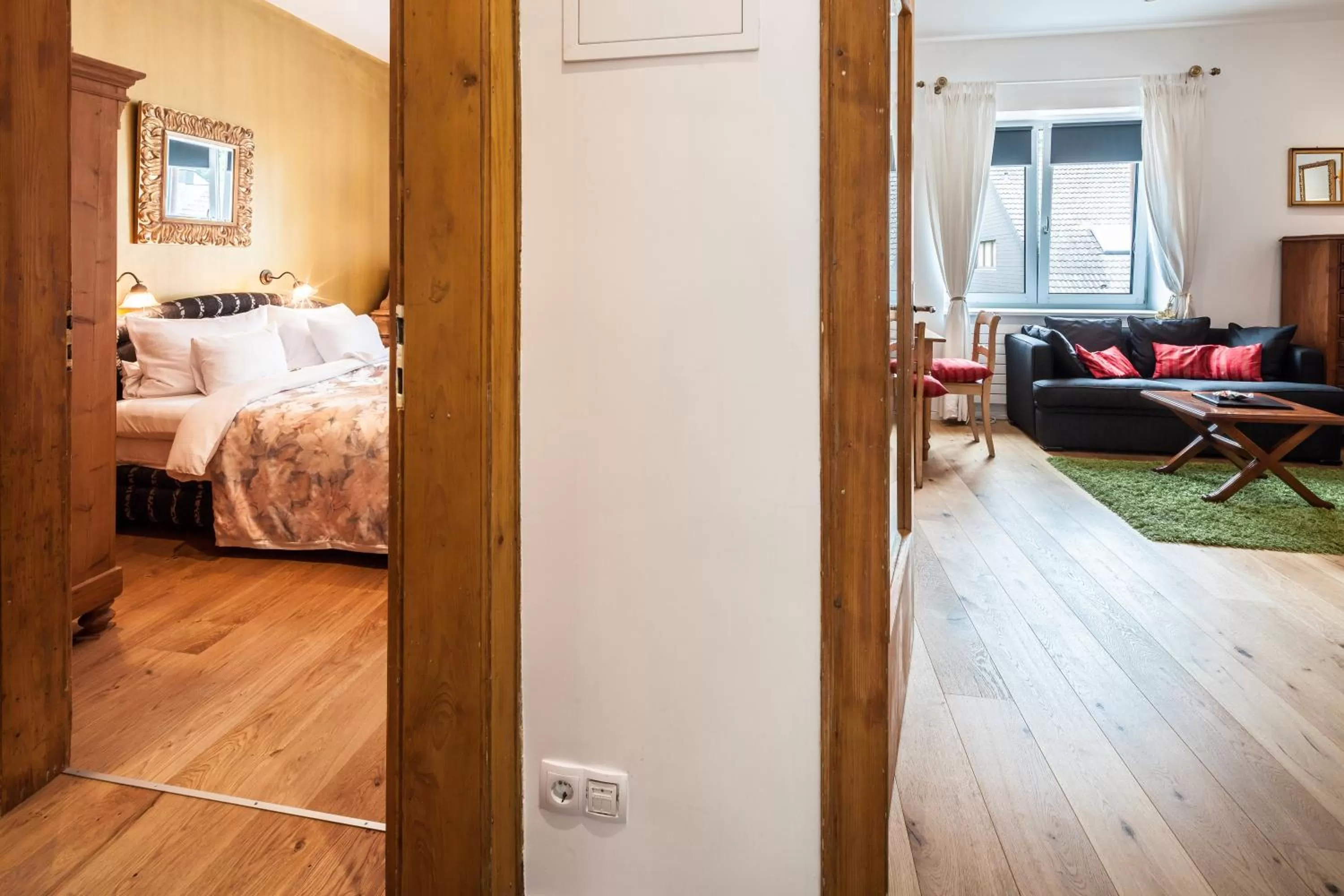 Photo of the whole room, Bed in GL Suites