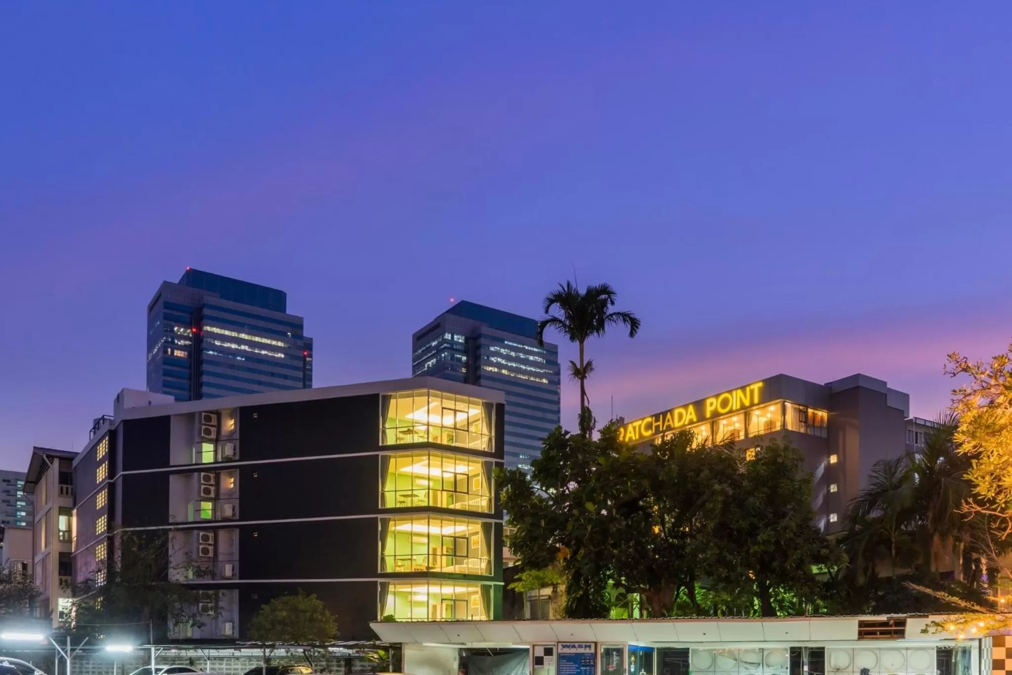 Property building in Ratchada Point Hotel