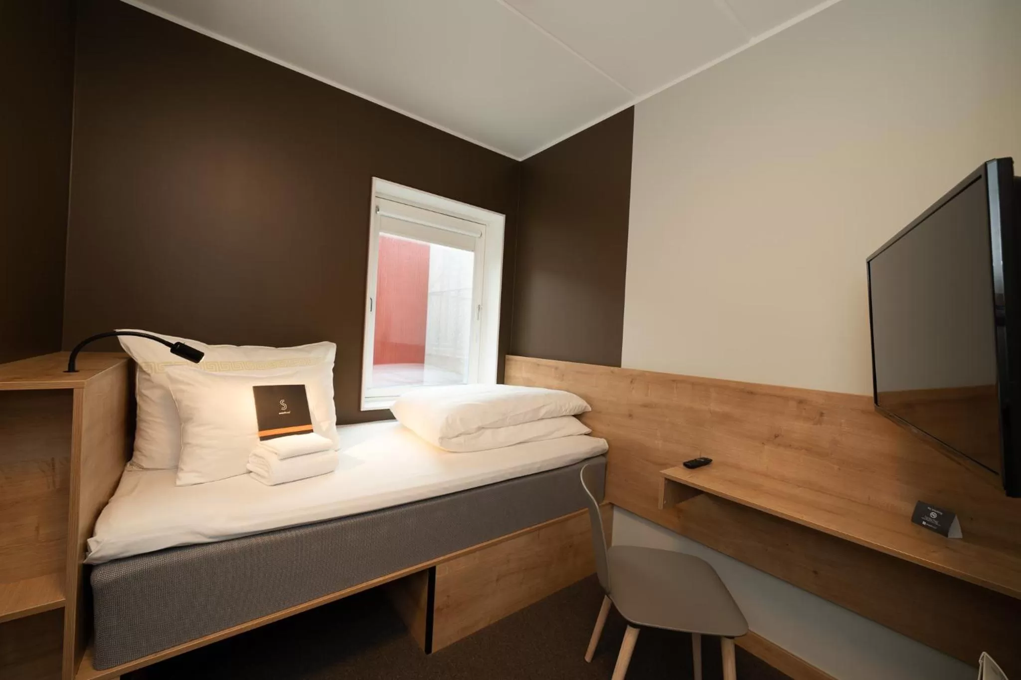 Bed in Smarthotel Hammerfest