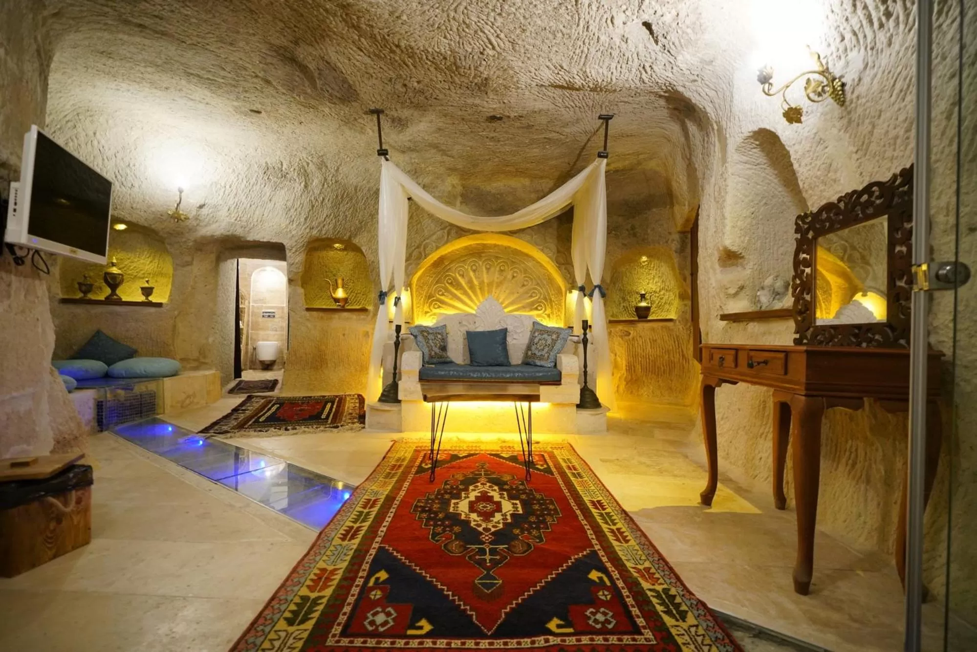 Seating area in Cappadocia Nar Cave House & Swimming Pool