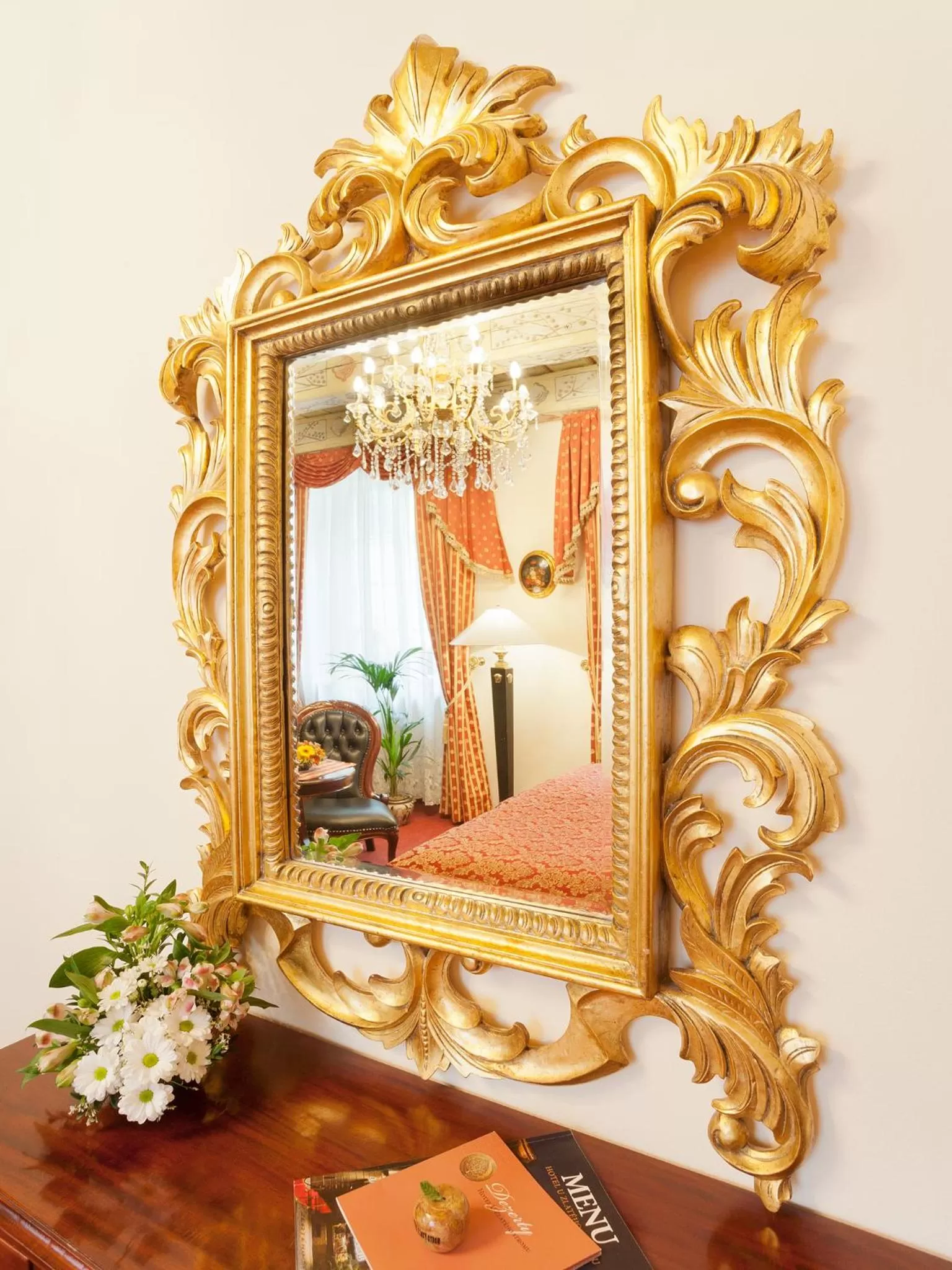 Decorative detail in Hotel U Zlatého Stromu Prague by BHG