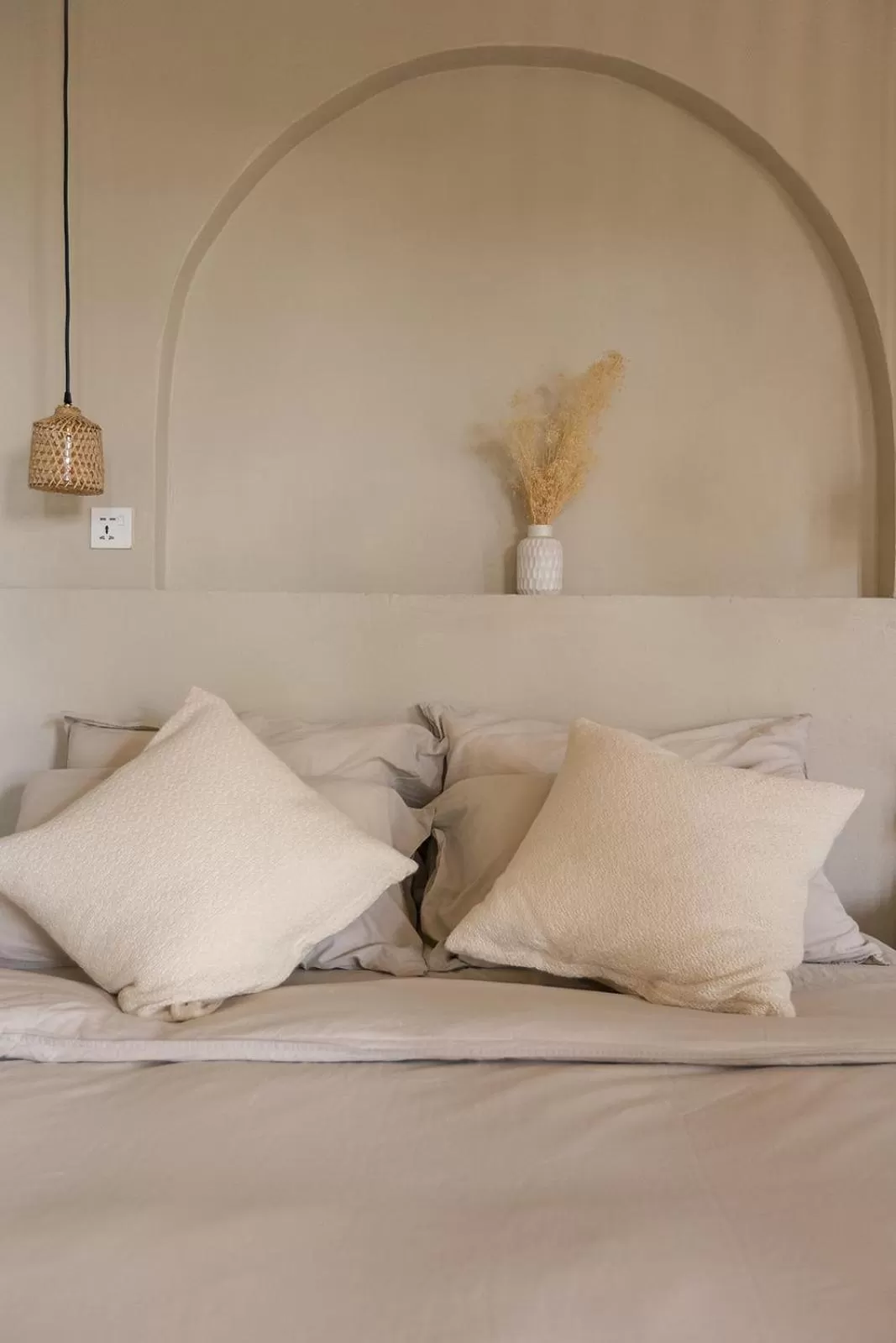 Bed in Indie Beach Bungalows