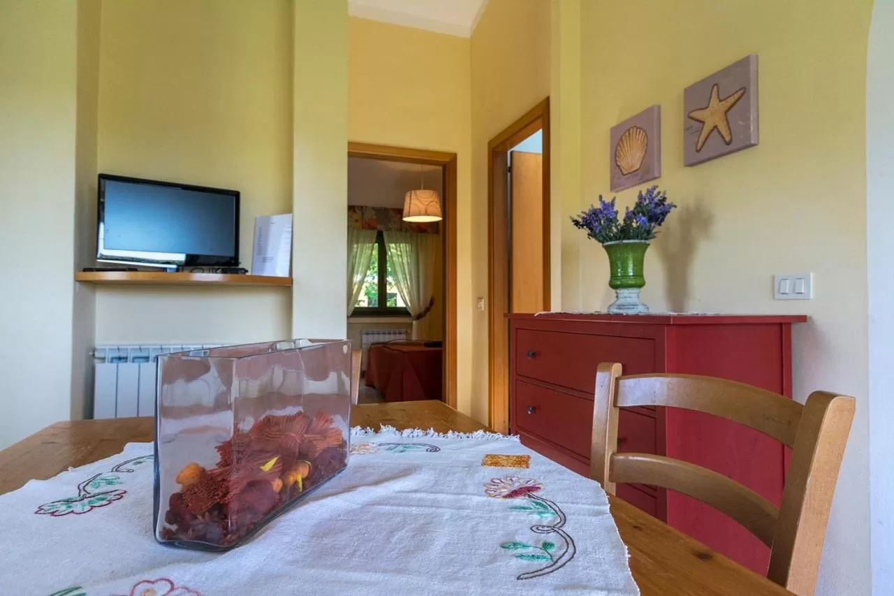 Seating area, Bed in Residence Torre Delle Viole