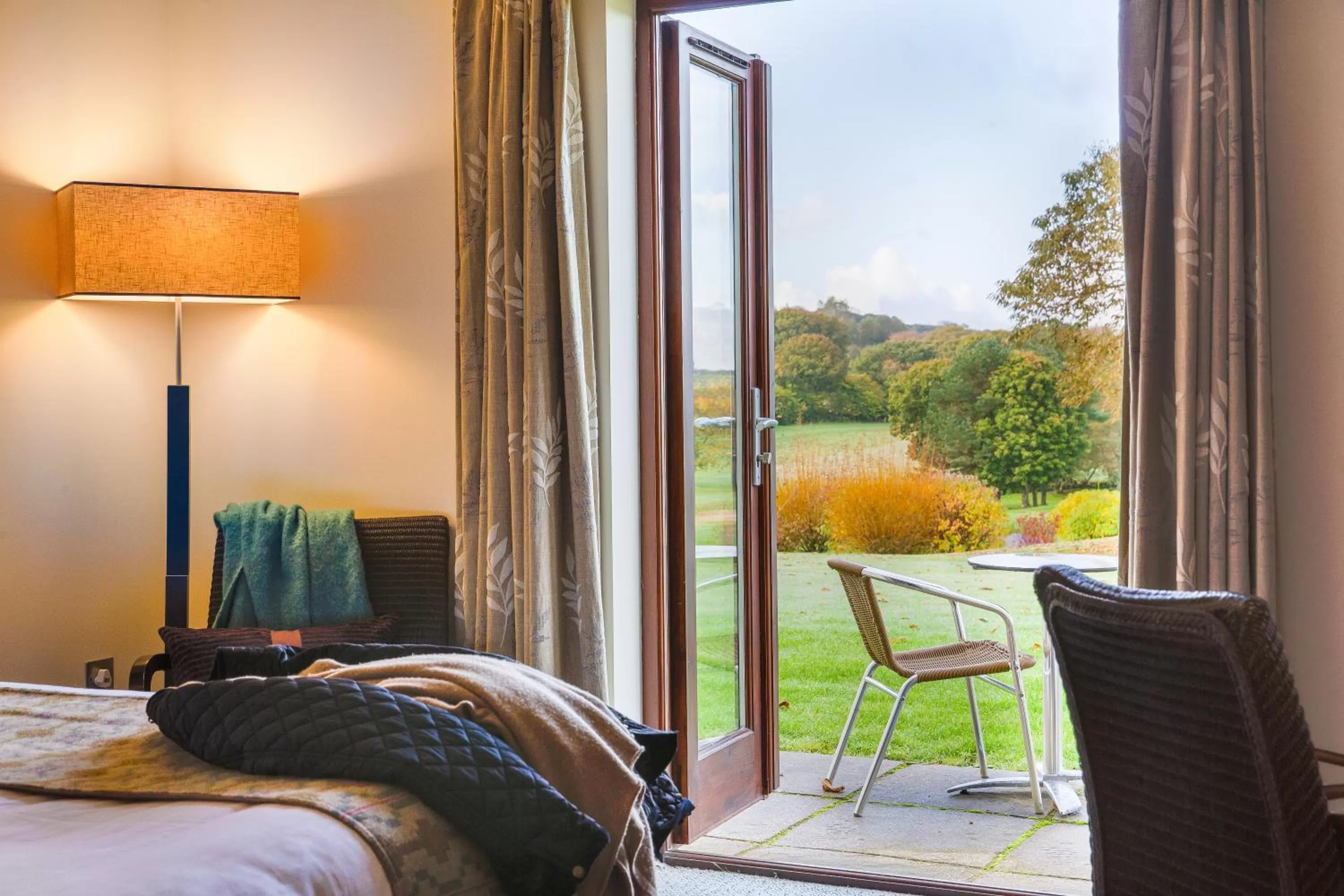 Patio, Bed in Lanhydrock Hotel & Golf Club