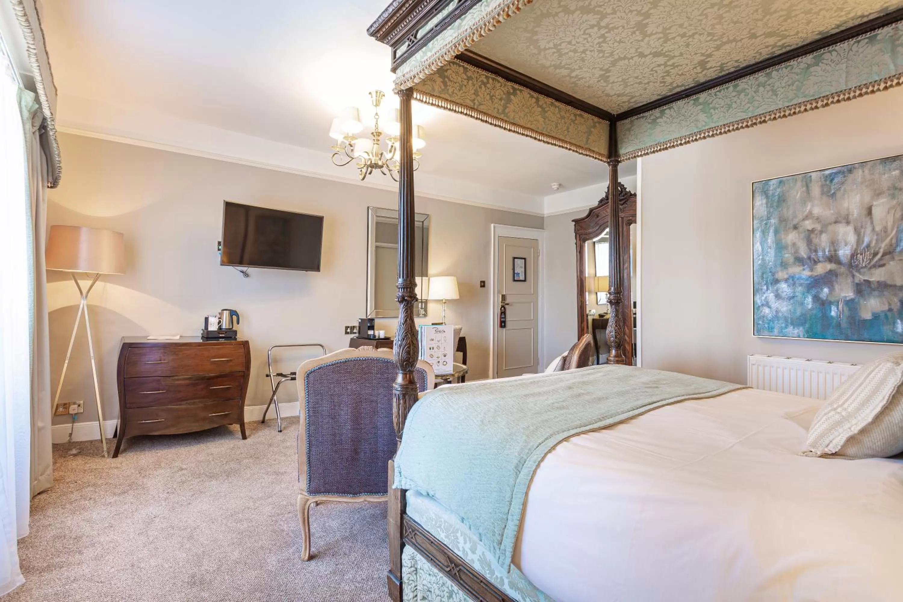 Bedroom, Bed in The Swan Hotel, Wells, Somerset - The Coaching Inn Group