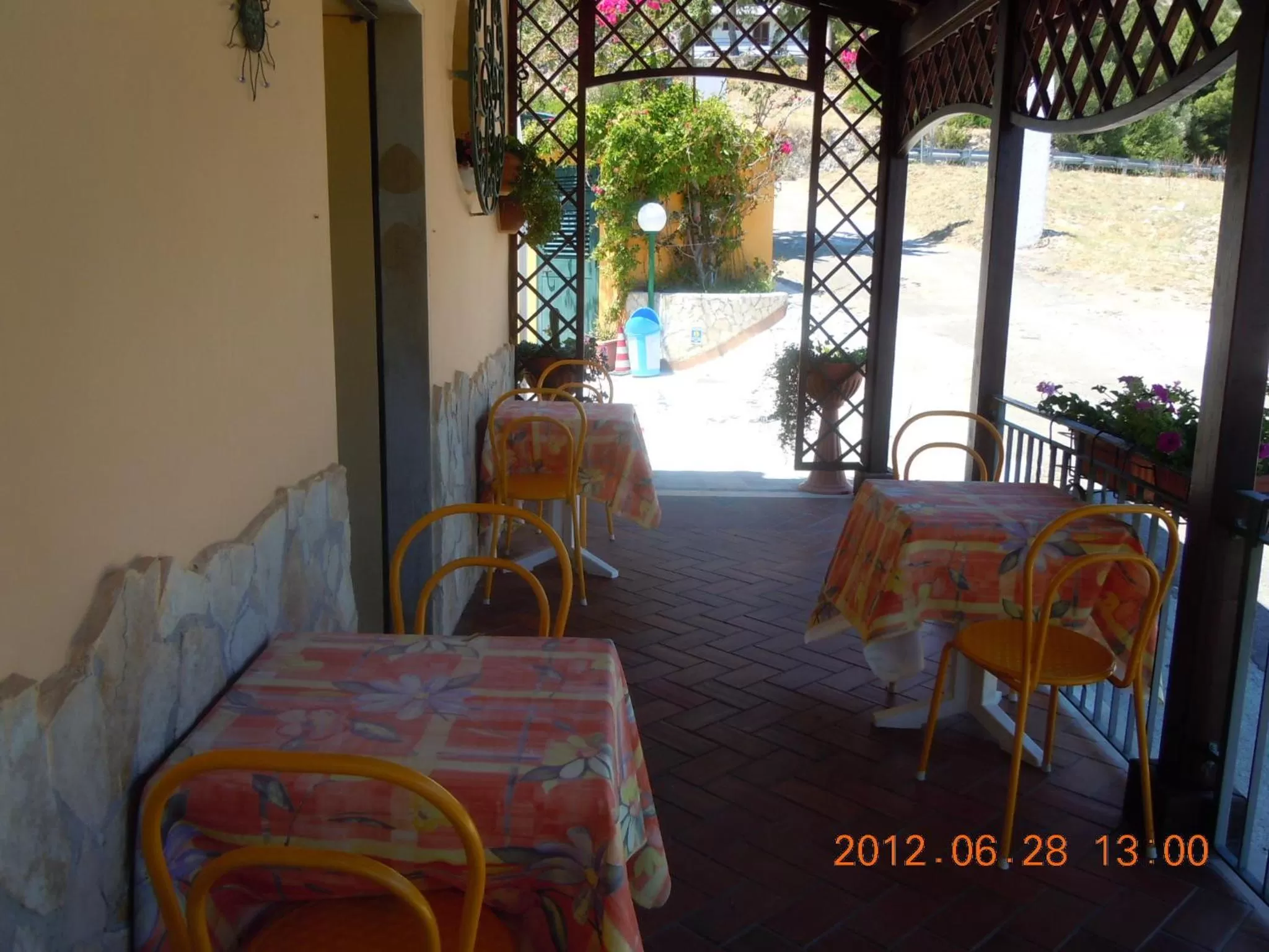 Patio in Pensione San Michele