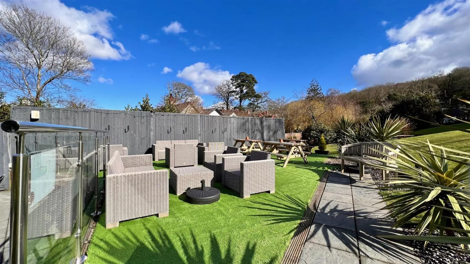 Garden in Hafan Artro