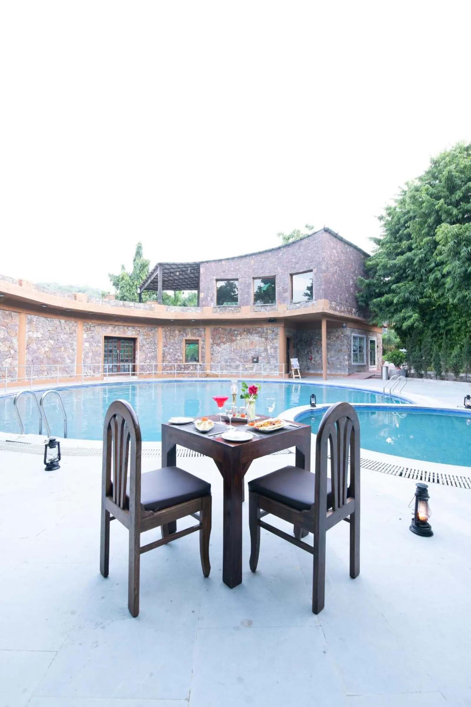 Swimming pool in The Fern Ranthambore Forest Resort Rajasthan